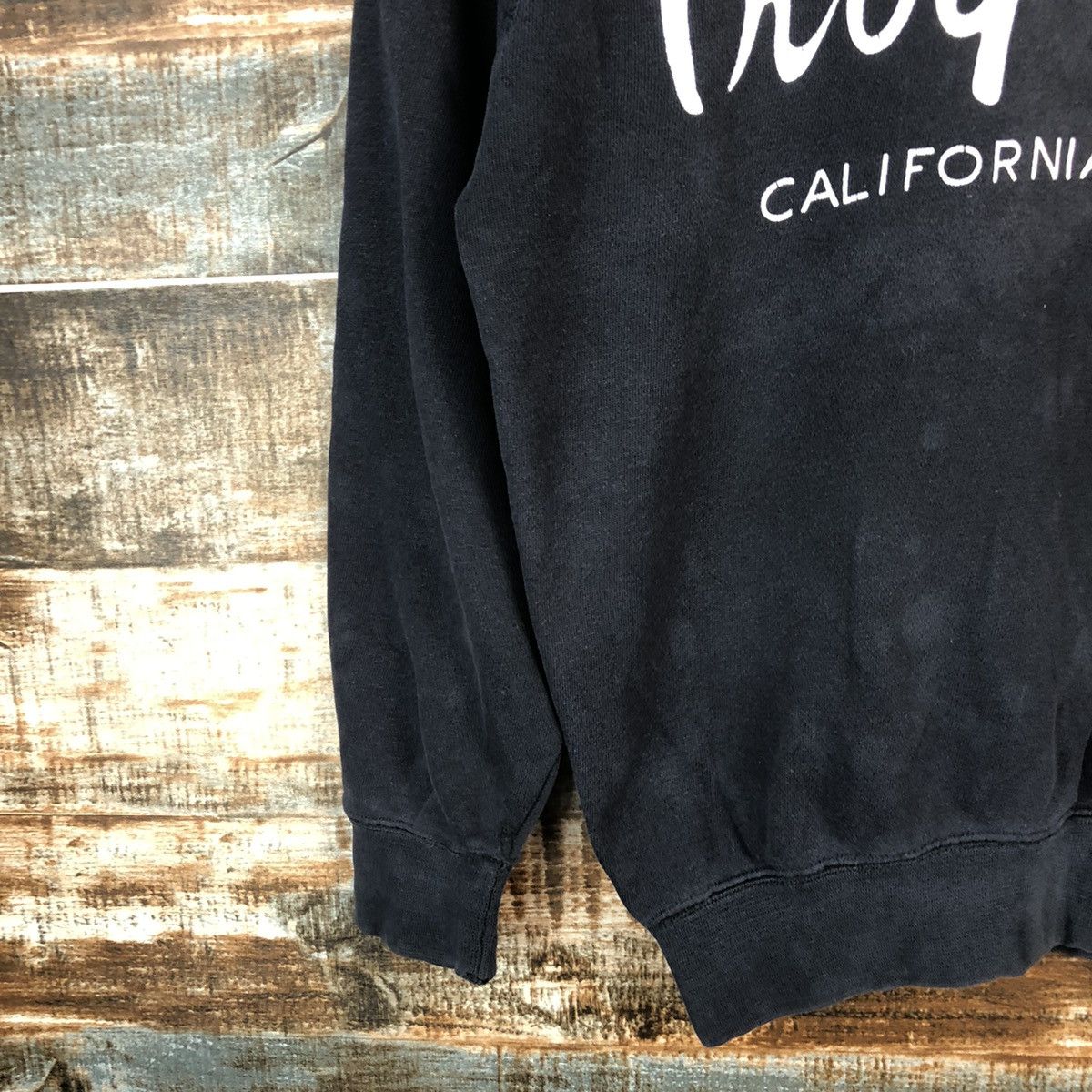Vintage Troy Bros california usa vtg faded Black Sweatshirt #A1576 Size US S / EU 44-46 / 1 - 7 Thumbnail