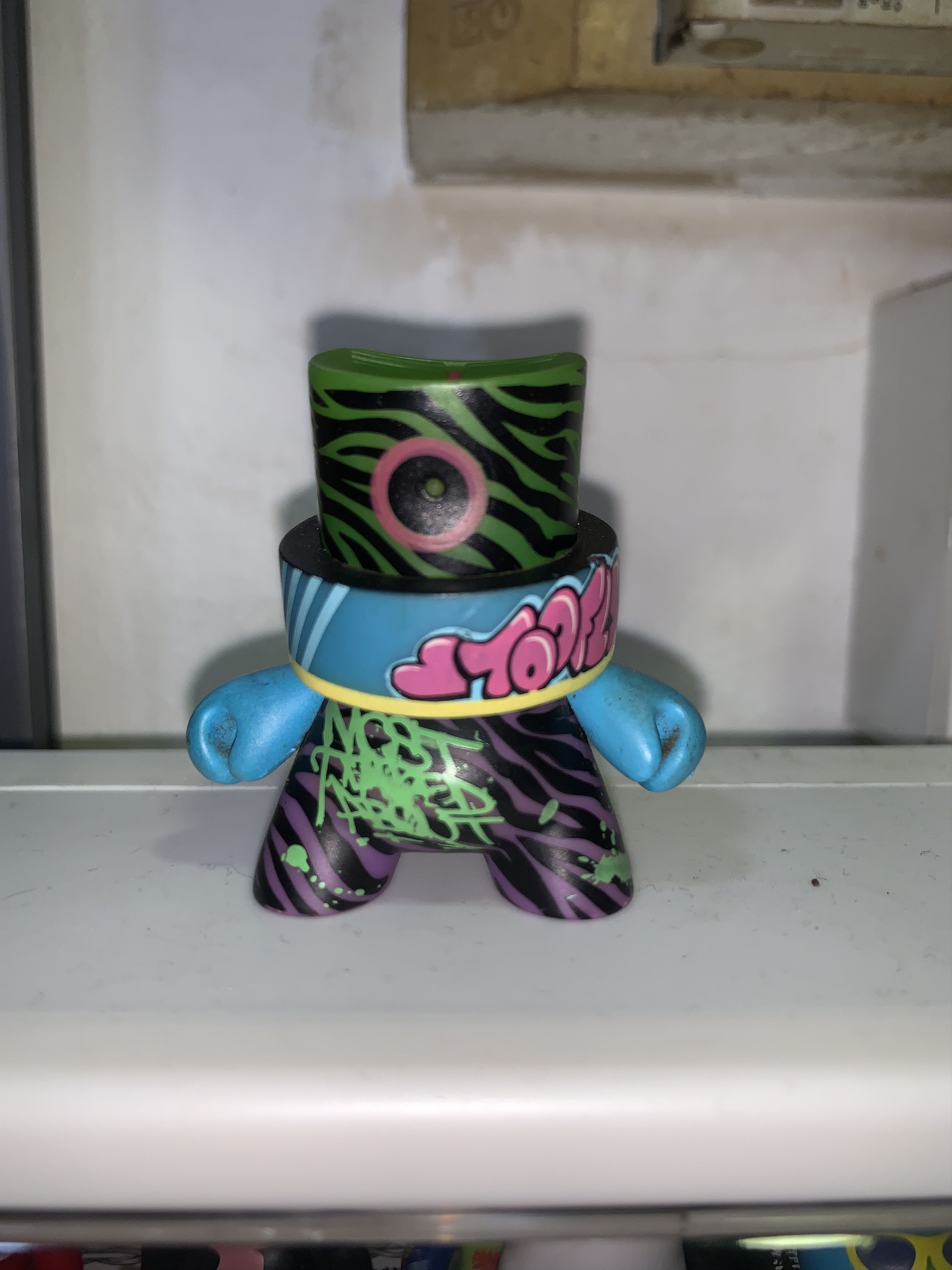 Kid Robot Vtg KIDROBOT FATCAP Series 2 “1. SHOK-1, 2. ZETA, 3. TOOFLY” Size ONE SIZE - 12 Thumbnail