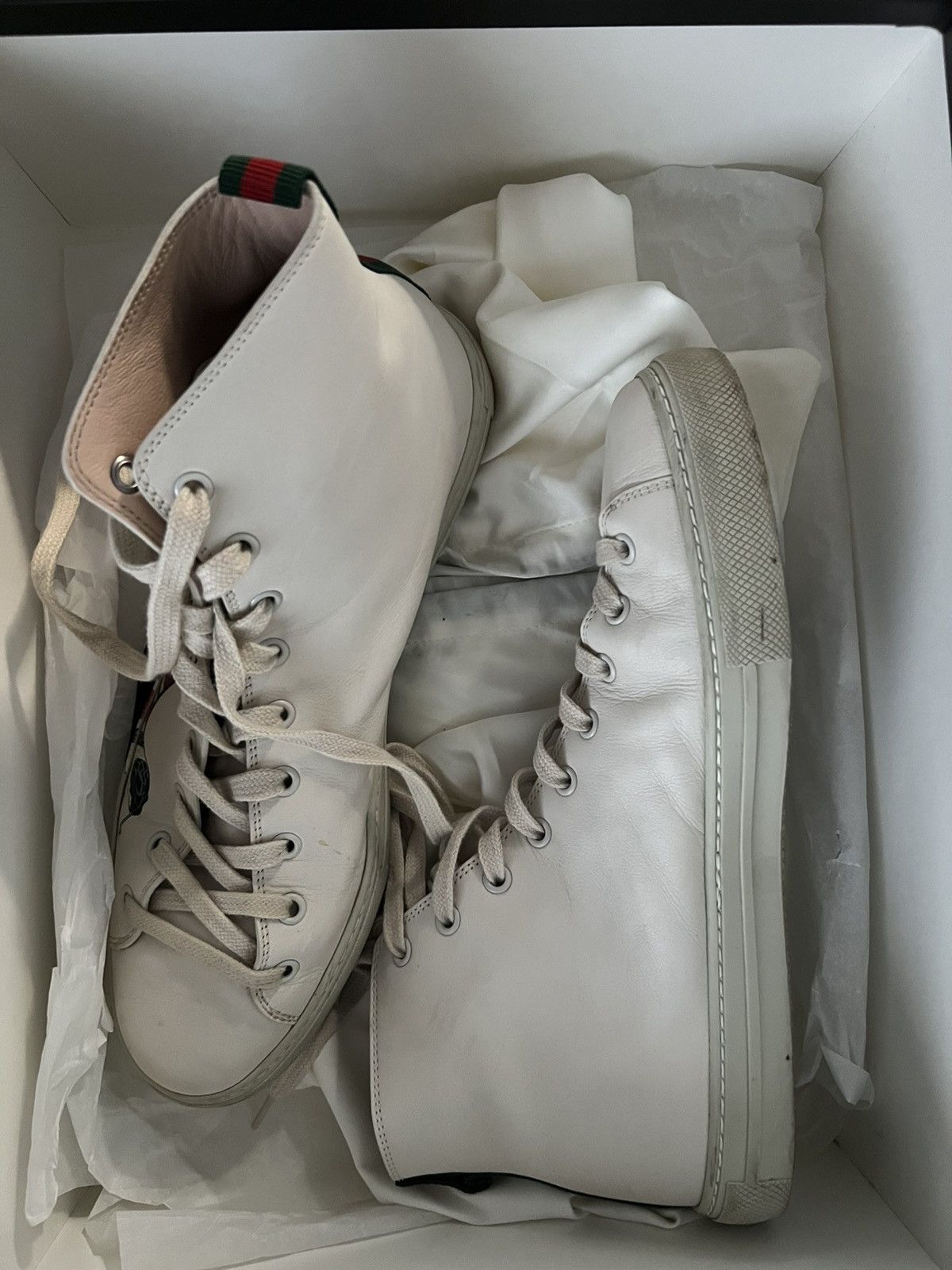Gucci Gucci Ace Kingsnake High-Top Size US 7 / EU 40 - 3 Thumbnail