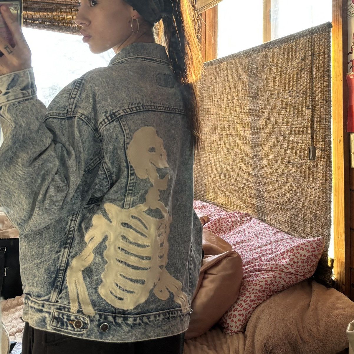 Levi's Vintage Clothing Skeleton Levi’s Denim Jacket Size S / US 4 / IT 40 - 4 Thumbnail