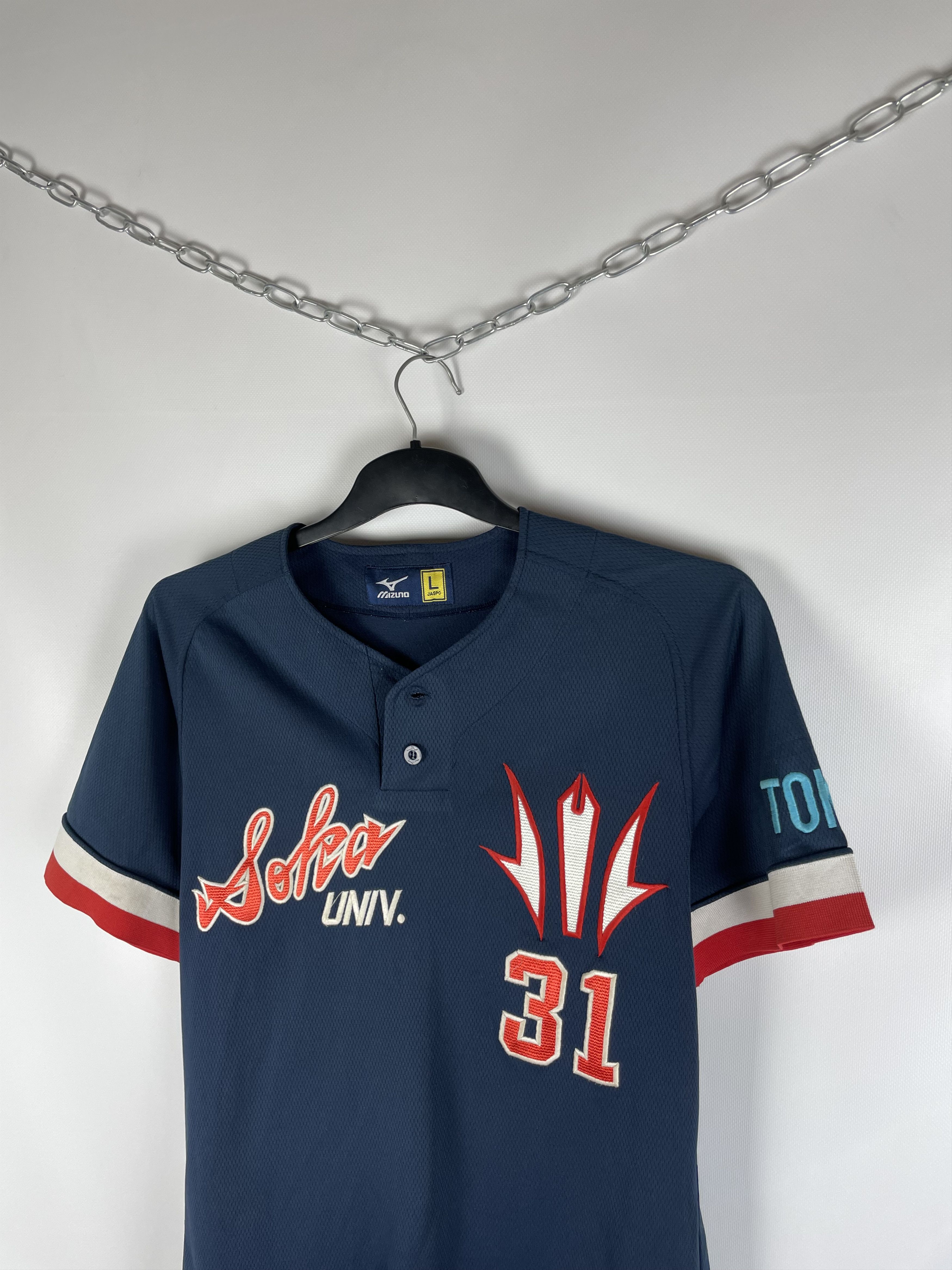 Mizuno Mizuno JAPAN JERSEY TEE SHIRT 90s Size US L / EU 52-54 / 3 - 4 Thumbnail
