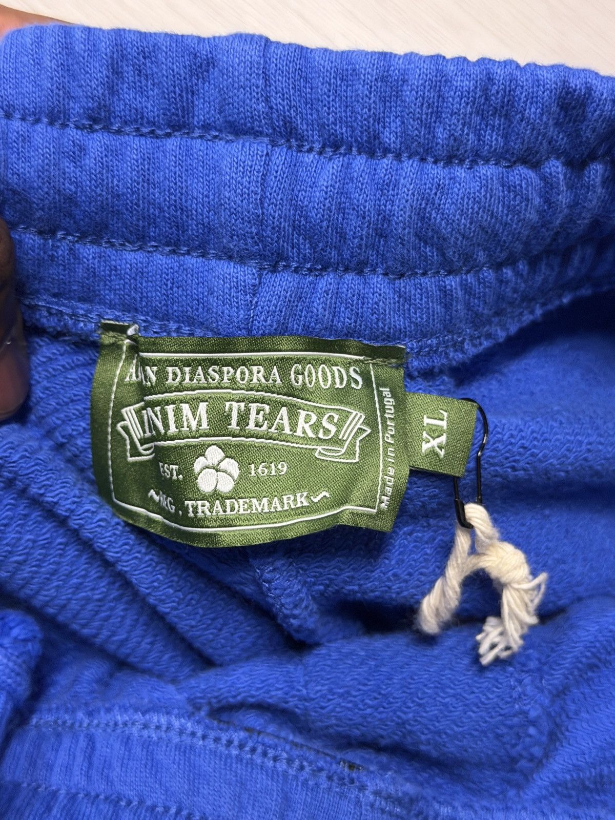 DENIM TEARS Denim Tears Cotton Wreath Shorts – Blue (XL) Size US 38 / EU 54 - 3 Thumbnail