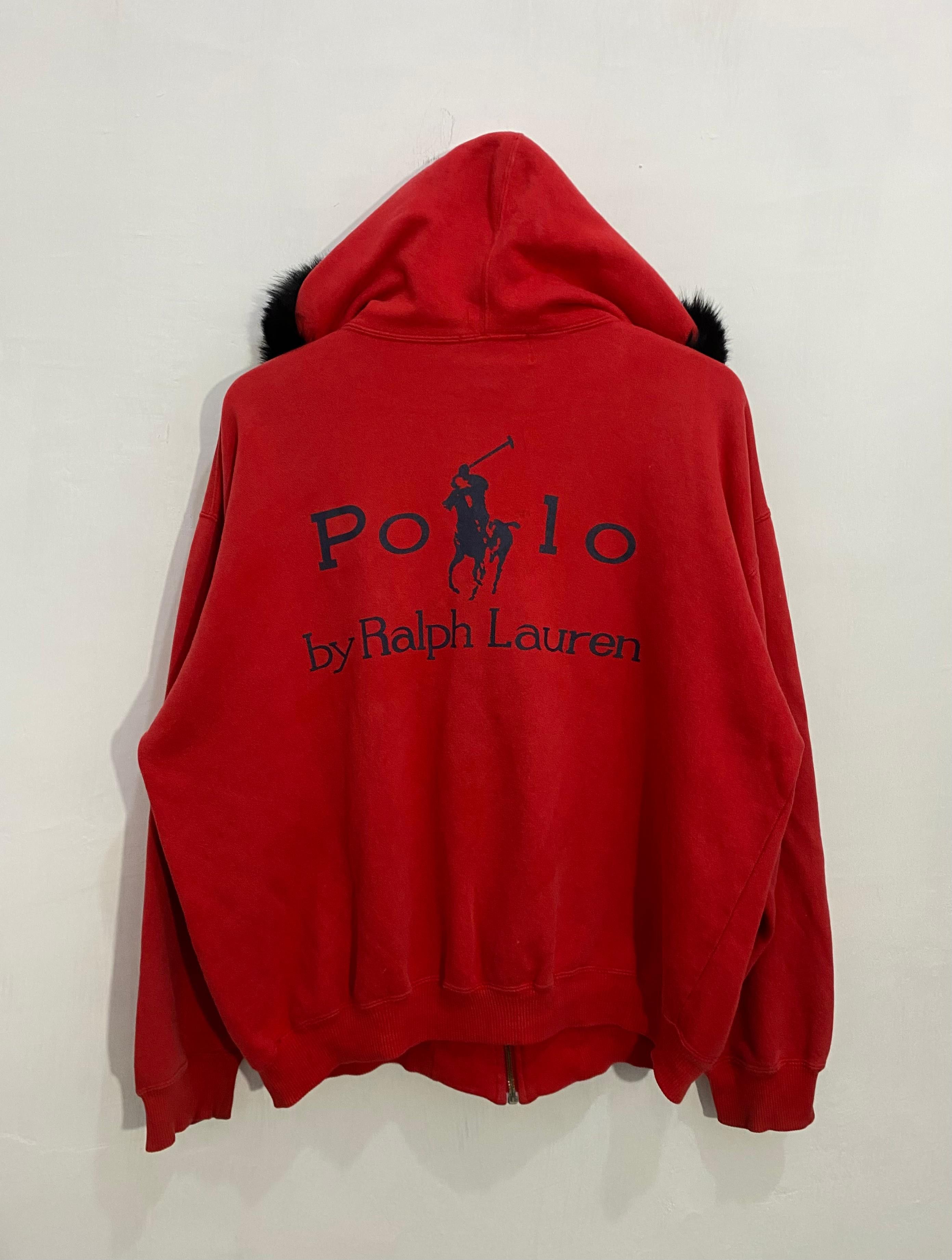 Polo Ralph Lauren Polo Ralph Lauren Fur Zipper Hoodie LGB Style Size US L / EU 52-54 / 3 - 12 Thumbnail
