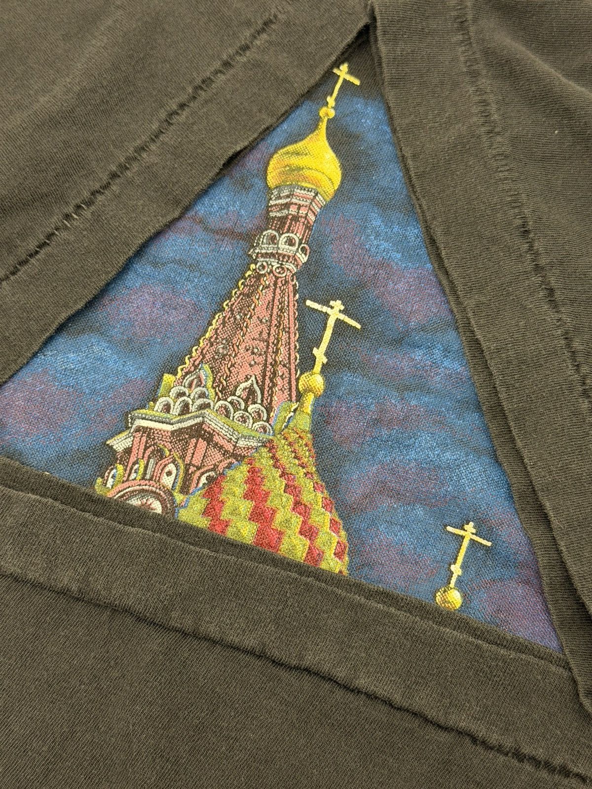Vintage Vintage 80s Mockba Moscow Cathedral Graphic TShirt Size XL Size US XL / EU 56 / 4 - 8 Thumbnail