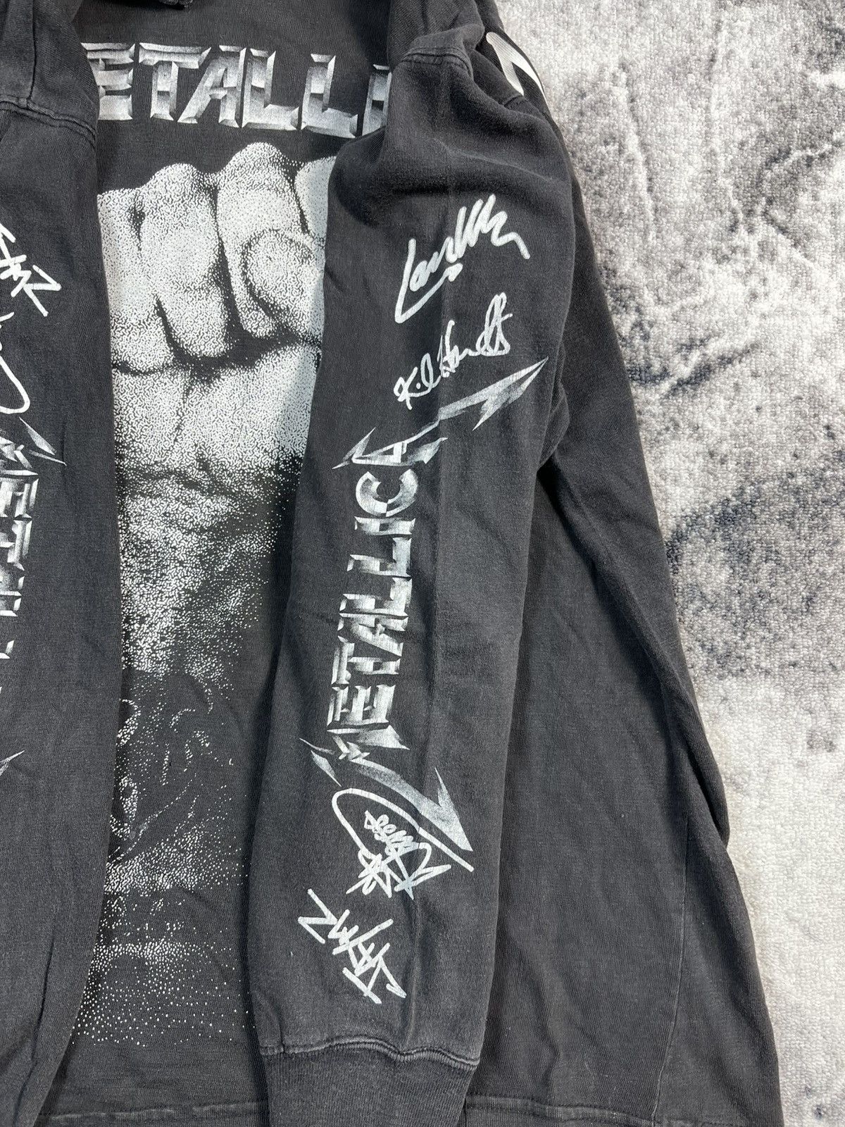 Metallica Vintage Metallica Long Sleeve All Over Print Band Tee Size US L / EU 52-54 / 3 - 12 Thumbnail