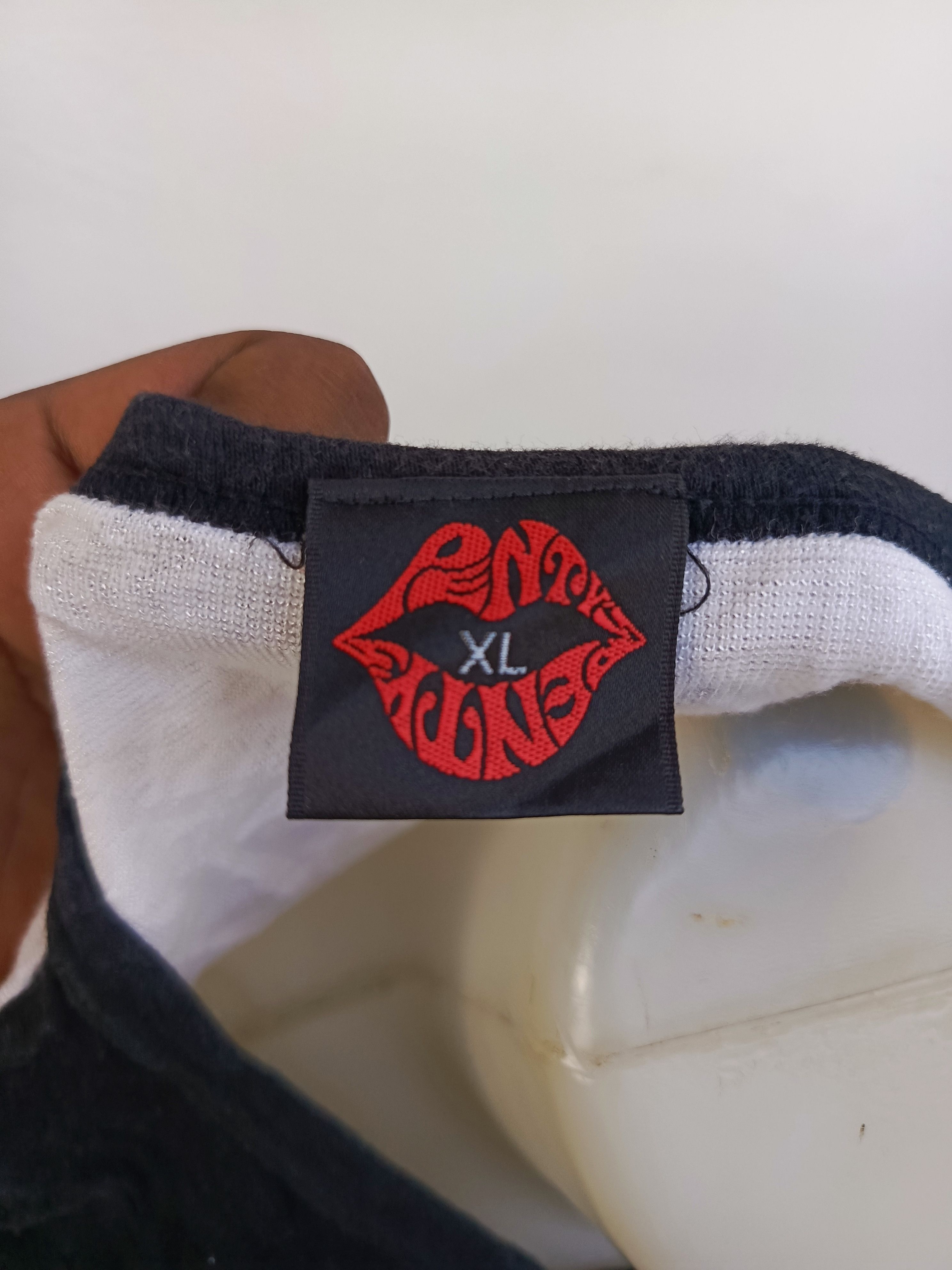Japanese Brand Pentys Y2K Graphic Tee — Slim Fit Streetwear — NVMBER17 Size XL / US 12-14 / IT 48-50 - 6 Thumbnail