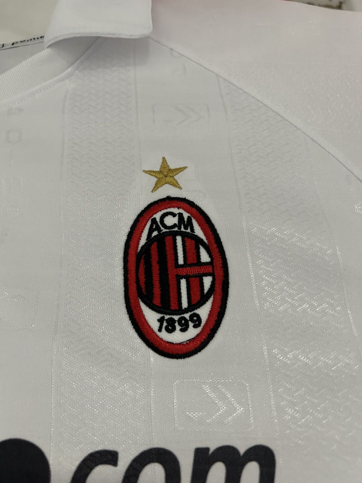 Vintage Vintage AC Milan Jersey Size US L / EU 52-54 / 3 - 3 Thumbnail
