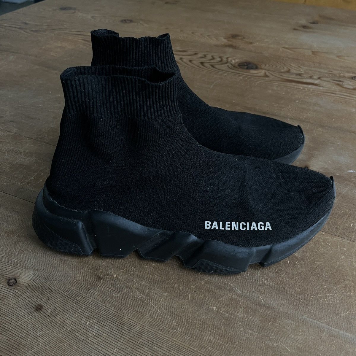 Balenciaga Balenciaga Speed Trainer - All Black Size US 6 / IT 36 - 1 Thumbnail