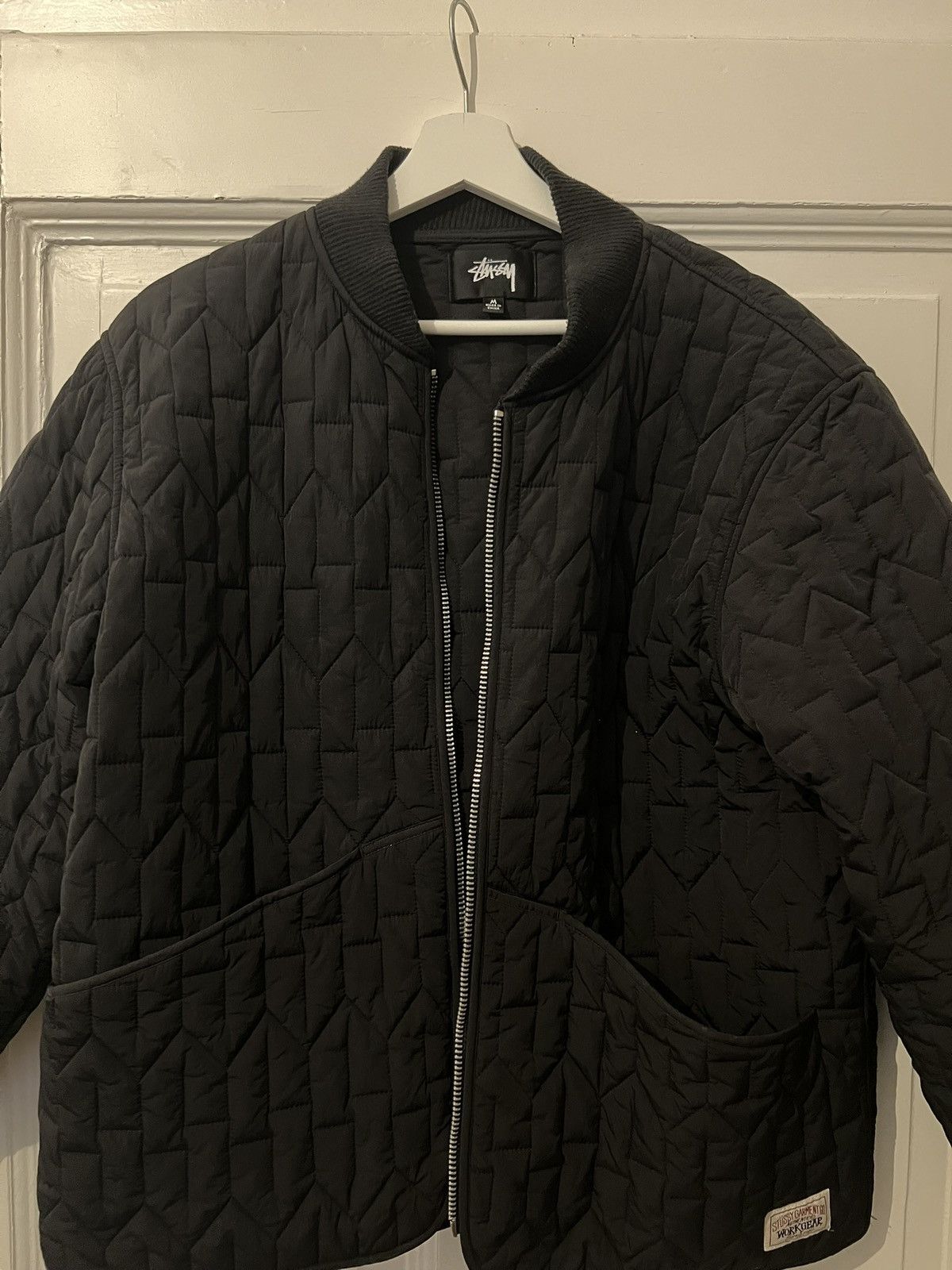 Stussy Stüssy quilted bomber jacket Size US M / EU 48-50 / 2 - 2 Thumbnail