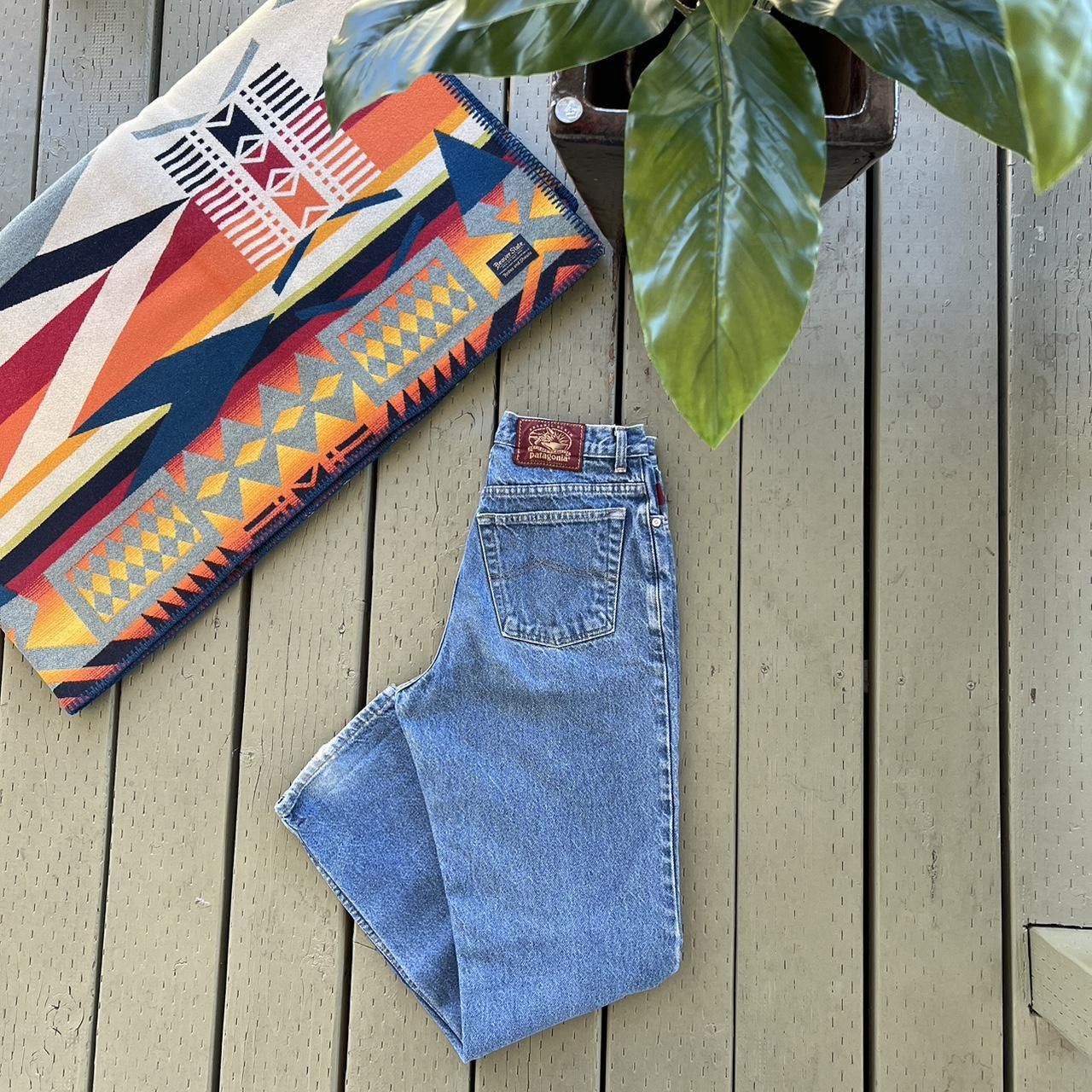 Patagonia Vintage PATAGONIA Organic Cotton Button Fly Denim Jeans 90s Size US 28 / EU 44 - 3 Thumbnail