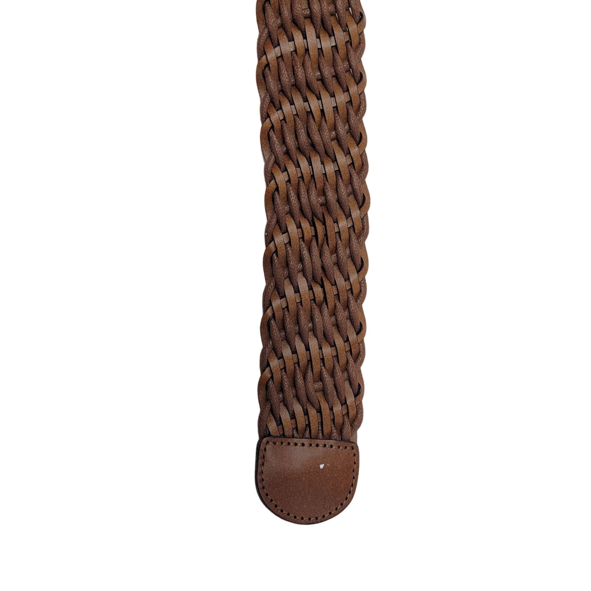 Vintage Vintage Braided Brown Belt 10 Unique Woven Braided Boho Cott Size ONE SIZE - 6 Thumbnail