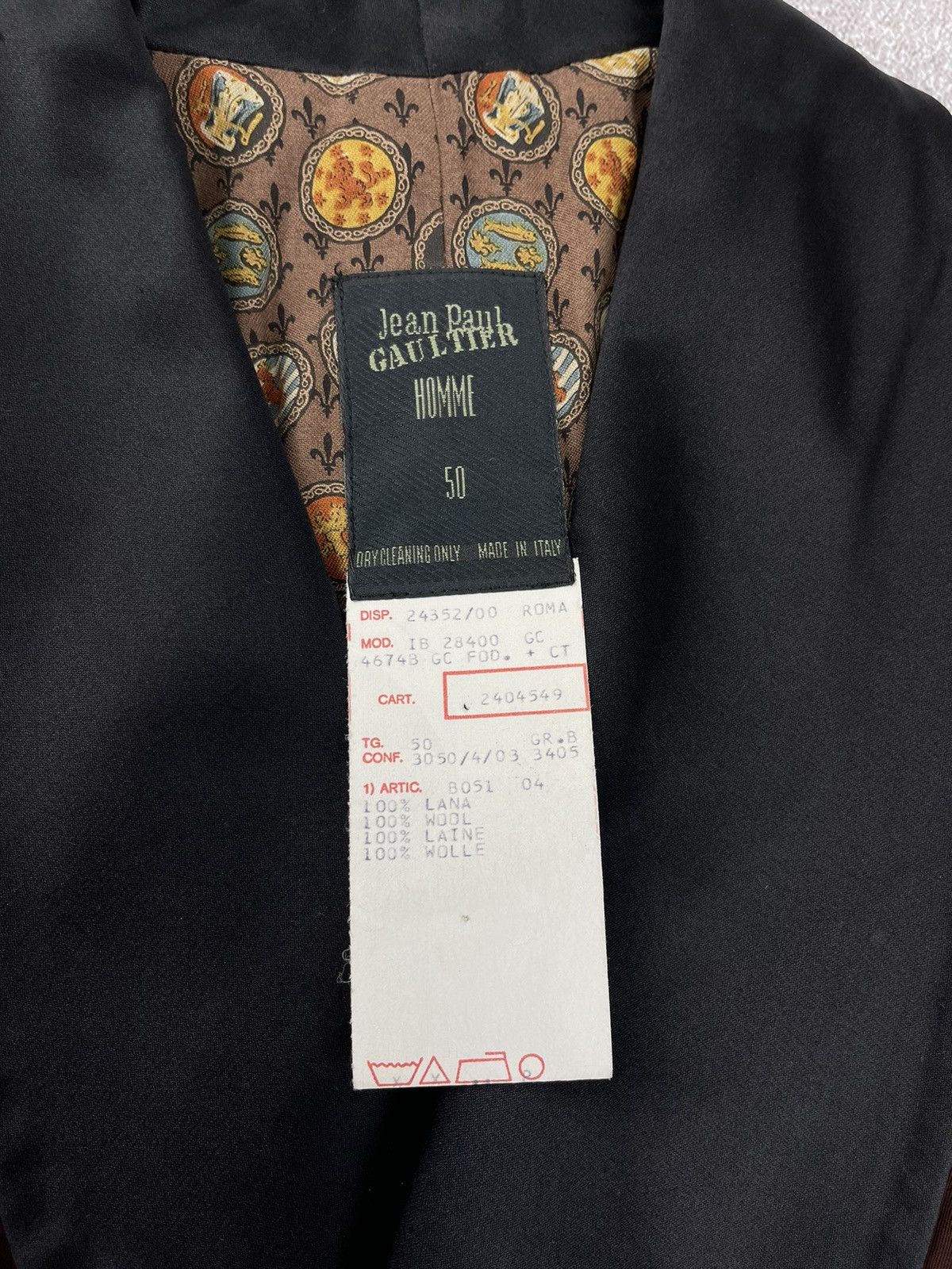 Jean Paul Gaultier 80-90’s Jean Paul Gaultier Homme Archival Blazer Jacket Size US M / EU 48-50 / 2 - 7 Thumbnail
