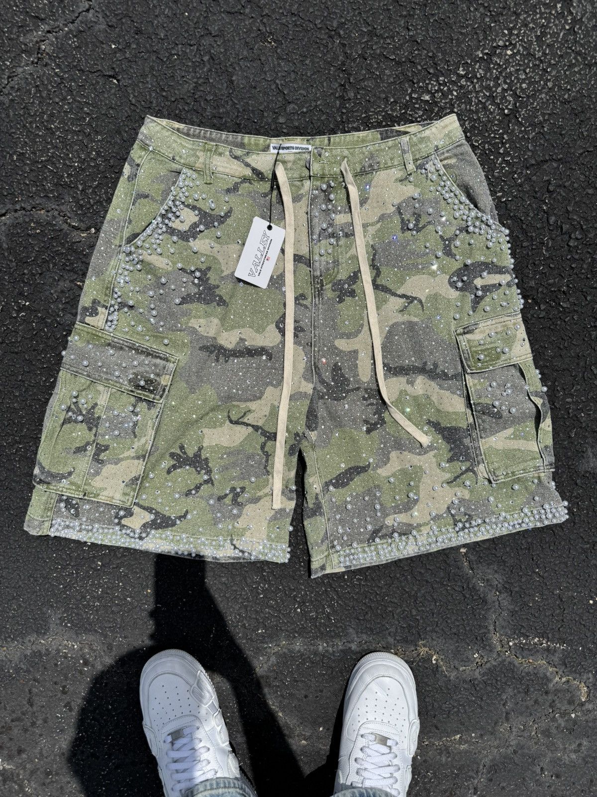 Vale Vale Forever Soulja Camo Jorts Shorts Green Valley Sports 