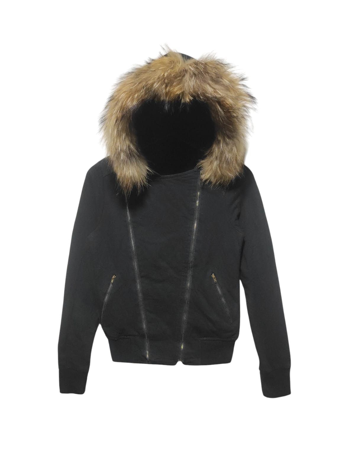 Hysteric Glamour Ramones Multi Zipper Fur Hoodie ifsixwasnine lgb style Size US XXS / EU 40 - 1 Thumbnail