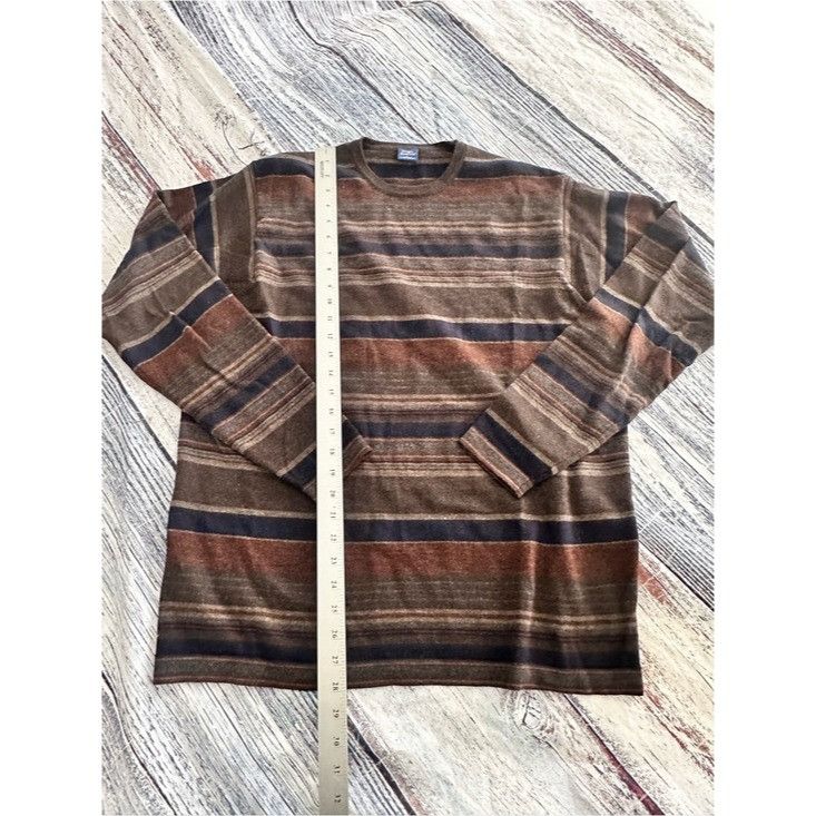 High Sierra High Sierra 100% Merino Wool Striped Crewneck Sweater-Made i Size US L / EU 52-54 / 3 - 8 Thumbnail