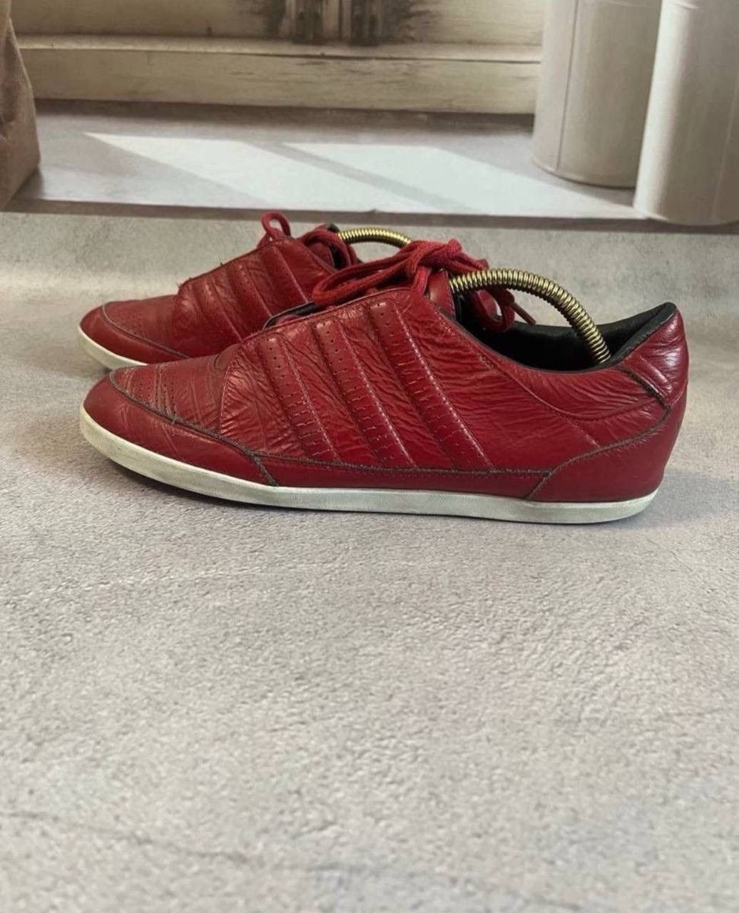 Yohji Yamamoto Y-3 Yohji Yamamoto x Adidas Red Low top Sneakers Size US 10 / EU 43 - 6 Thumbnail