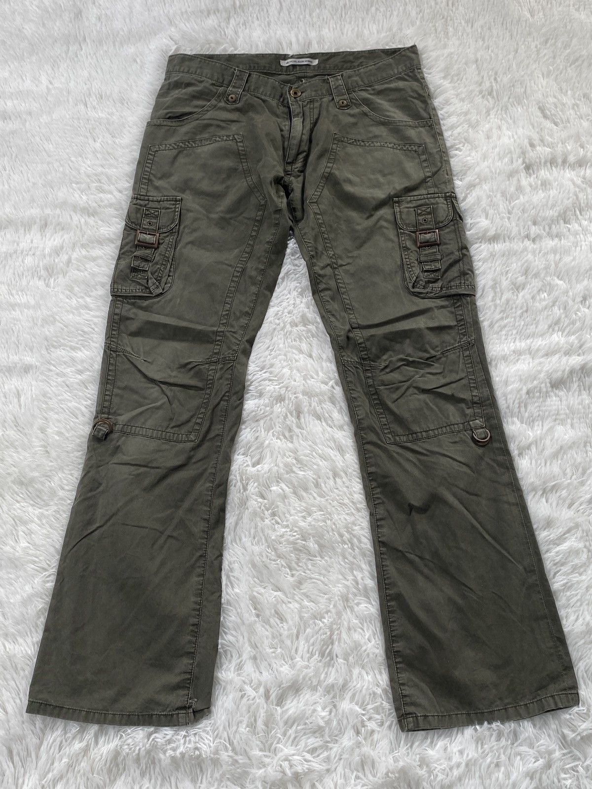 Michel Klein ❗️LADIES❗️Michel Klein HOMME Cargo Pant Style Bootcut Size US 33 - 2 Thumbnail