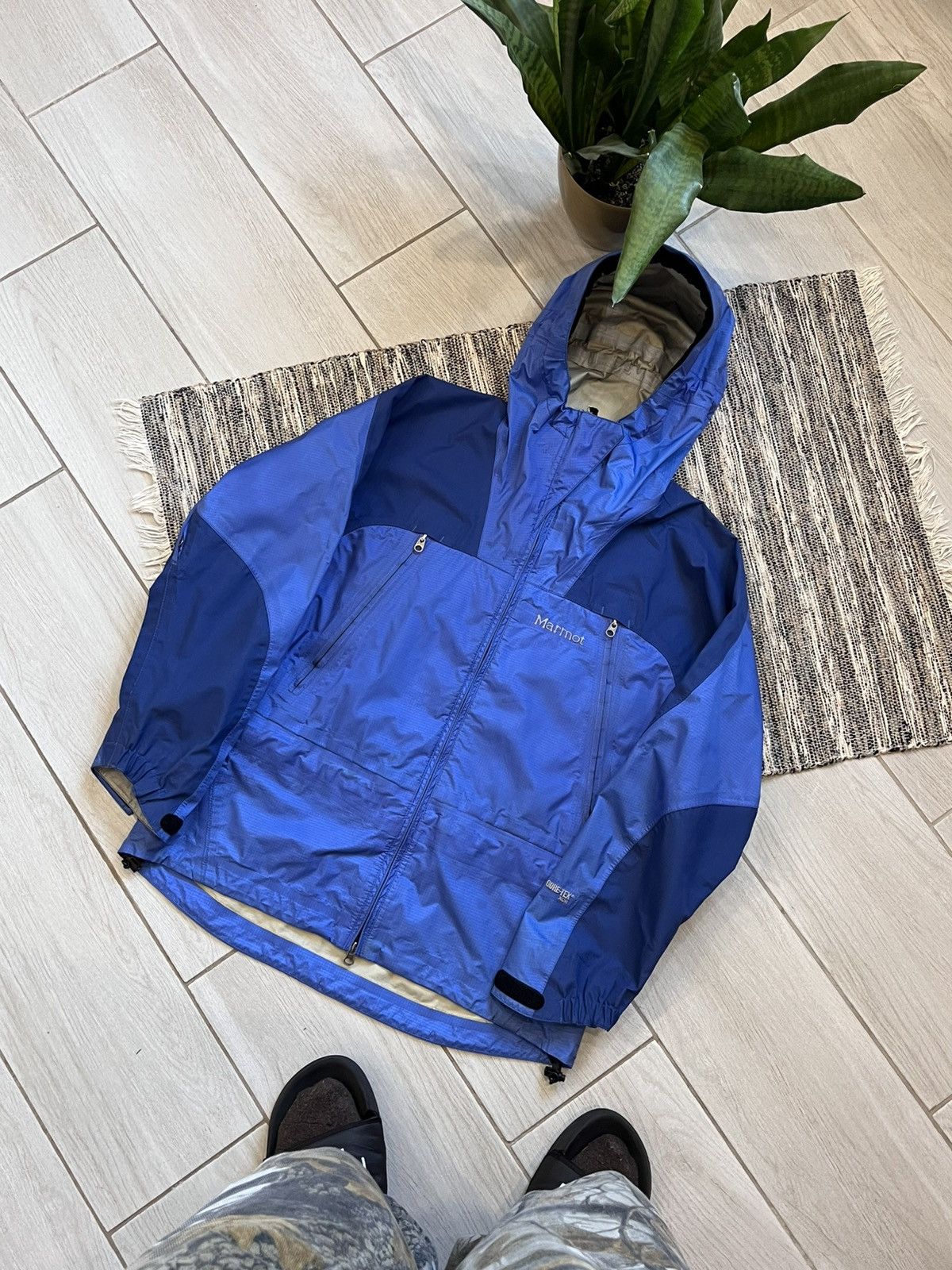 Marmot × Vintage Vintage Marmot GoreTex Jacket windbreaker Waterproof blue Size M / US 6-8 / IT 42-44 - 1 Thumbnail
