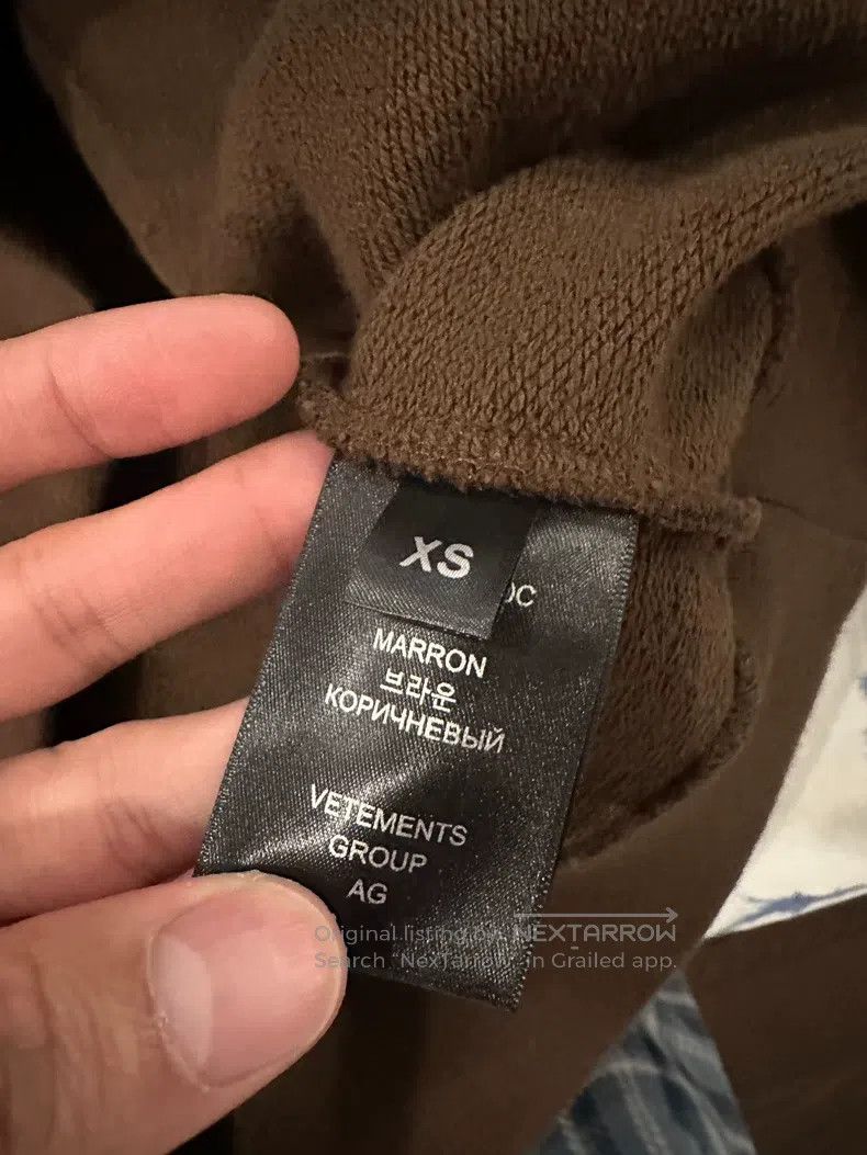 Vetements Vetements Unicorn Brown Hoodie Size US XS / EU 42 / 0 - 5 Thumbnail