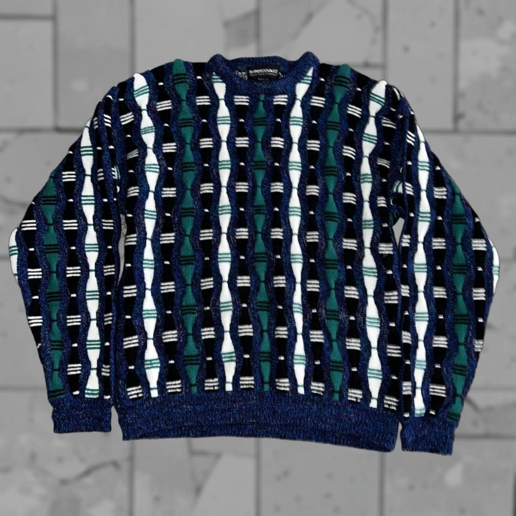 Vintage VINTAGE Empressions International Acrylic Sweater Mens XL Blue Pullover Men XL Size US XL / EU 56 / 4 - 1 Thumbnail