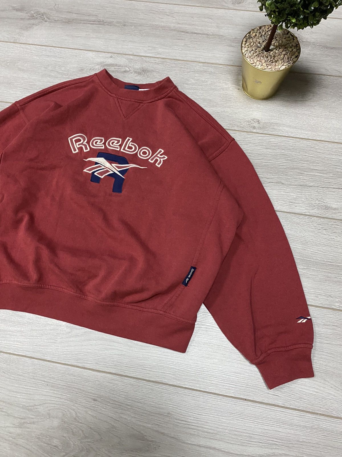Reebok Reebok classic vintage big logo sweatshirt Size US XL / EU 56 / 4 - 3 Thumbnail