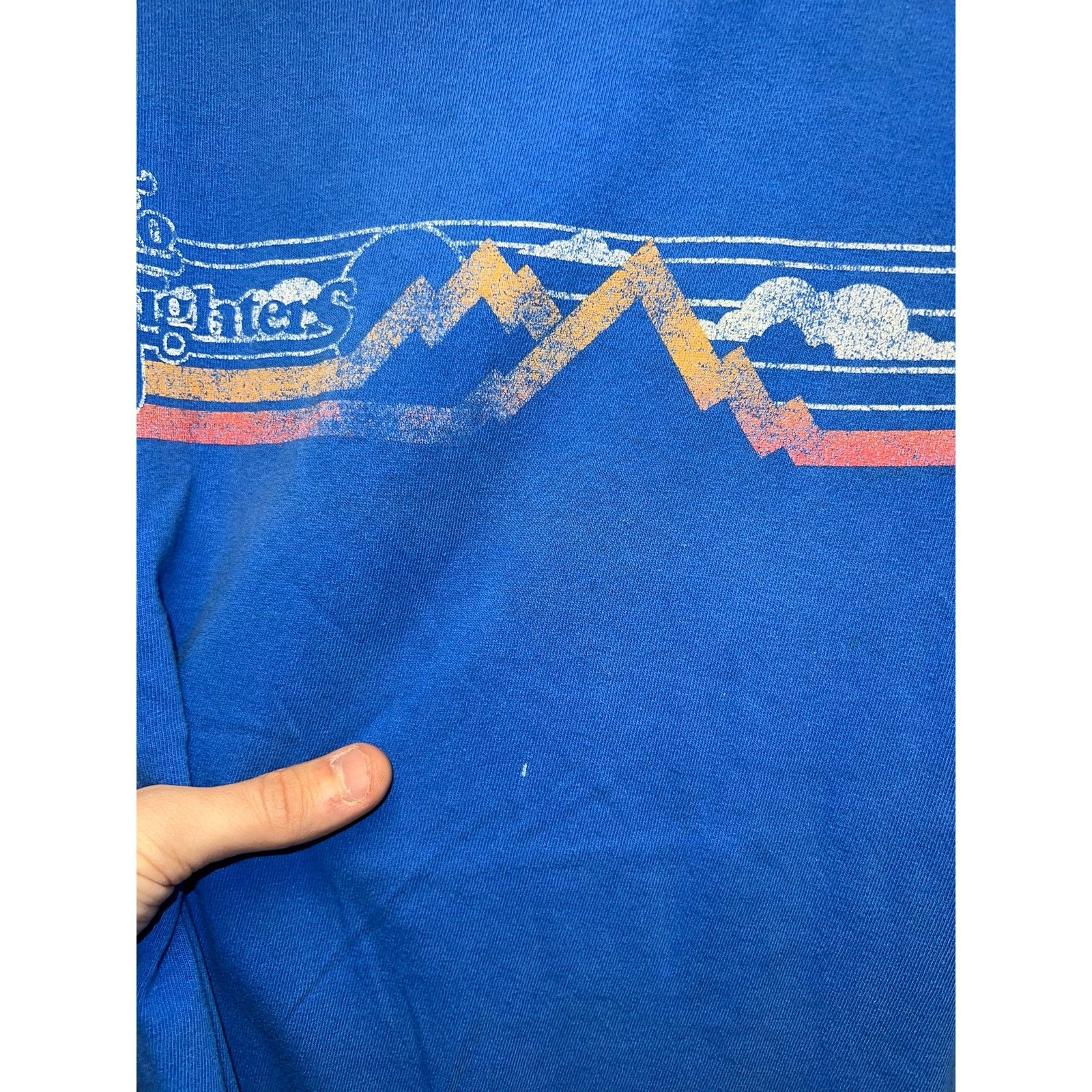 Vintage Vintage Foo Fighters Shirt Blue Mountain Blue Tee Tour Large Size US L / EU 52-54 / 3 - 4 Thumbnail