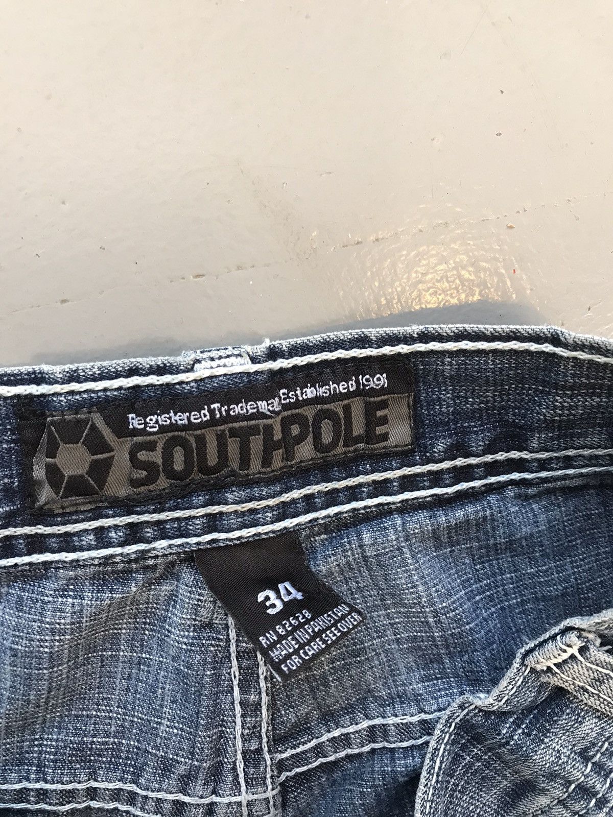 Southpole × Vintage Vintage Southpole straight fit brown tag denim pant Size US 34 / EU 50 - 6 Thumbnail