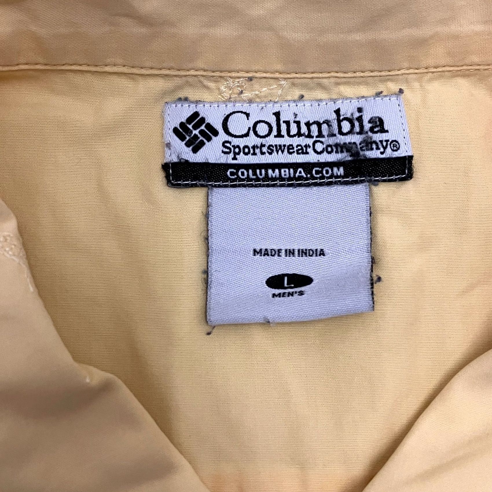 Vintage Columbia Shirt Mens Large Yellow Short Sleeve Button Up Casual Outdoor Size US L / EU 52-54 / 3 - 5 Thumbnail