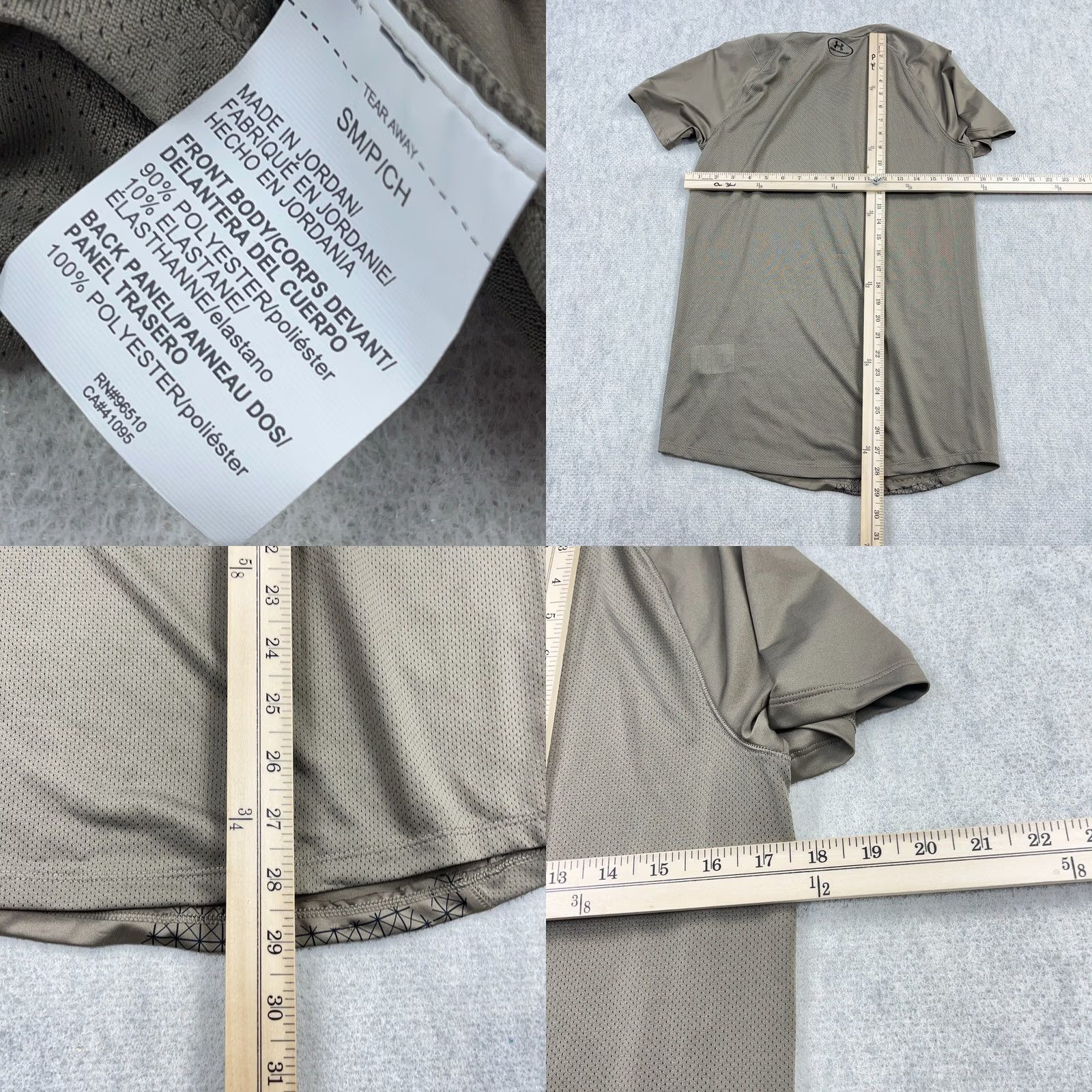 Under Armour Under Armour Shirt Men L Brown HeatGear Performance Tee Slim Fit Crew Neck Short Sleeve Moisture Wicking Logo USA Sports Classic Modern 90s? Size US L / EU 52-54 / 3 - 8 Thumbnail