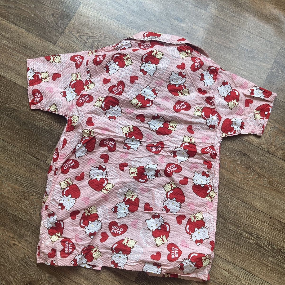 20471120 × Hysteric Glamour × Japanese Brand Vintage Adult Y2K Shirt Hello Kitty Sanrio Monogram Size M / US 6-8 / IT 42-44 - 2 Thumbnail