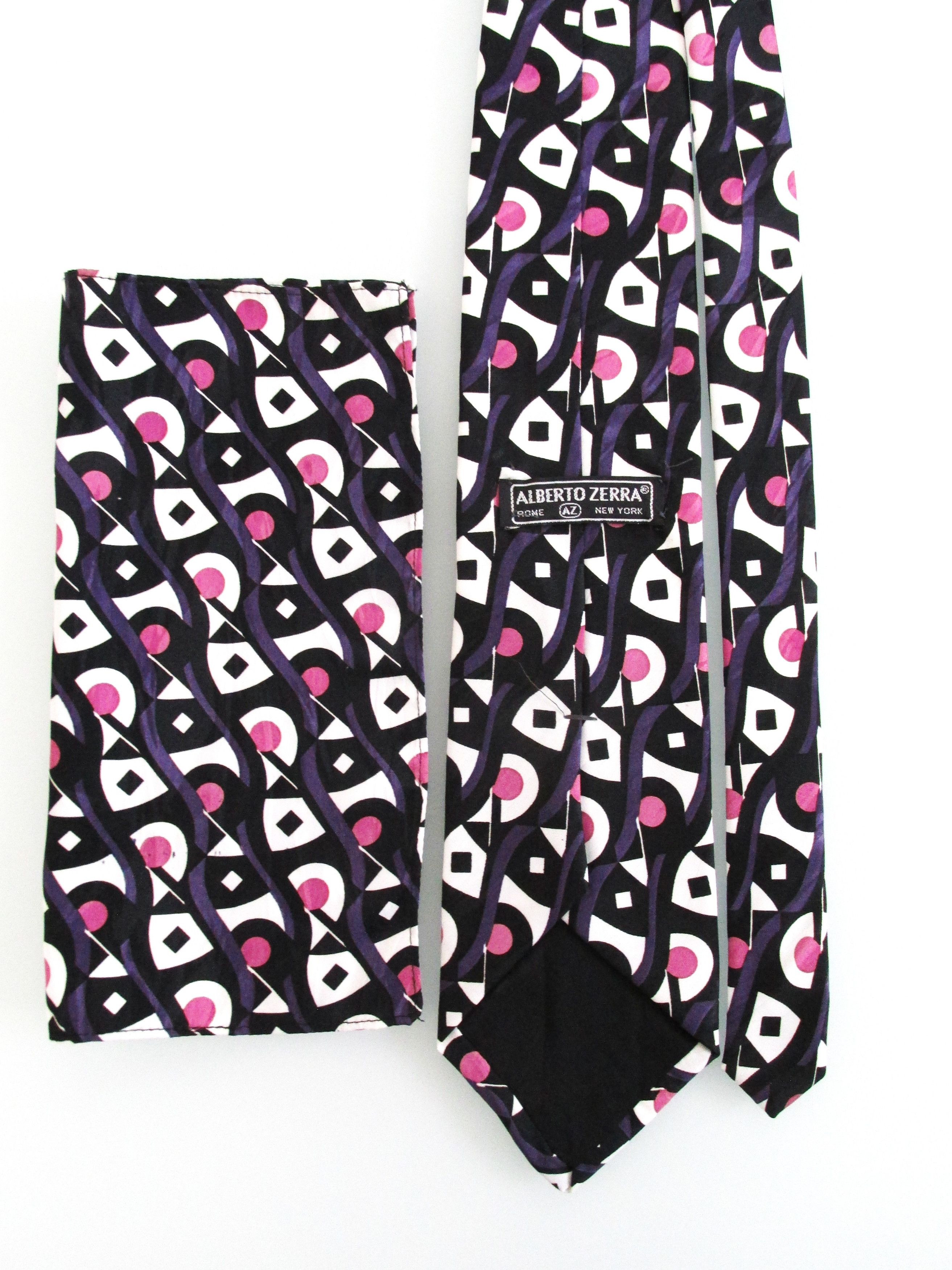 Other Alberto Zerra Men's Tie & Pocket Square Set Size ONE SIZE - 4 Thumbnail