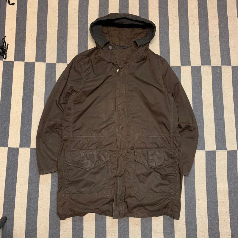 image of C P Company Tinto Terra 2 In 1 Military Parka in Bronze Brown, Men's (Size XL)
