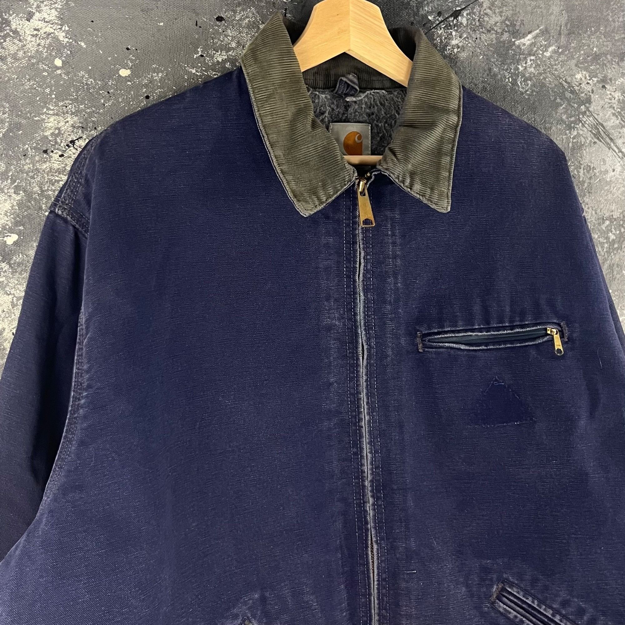 Carhartt × Vintage Vintage 90’s Carhartt Detroit jacket Size US XL / EU 56 / 4 - 2 Thumbnail
