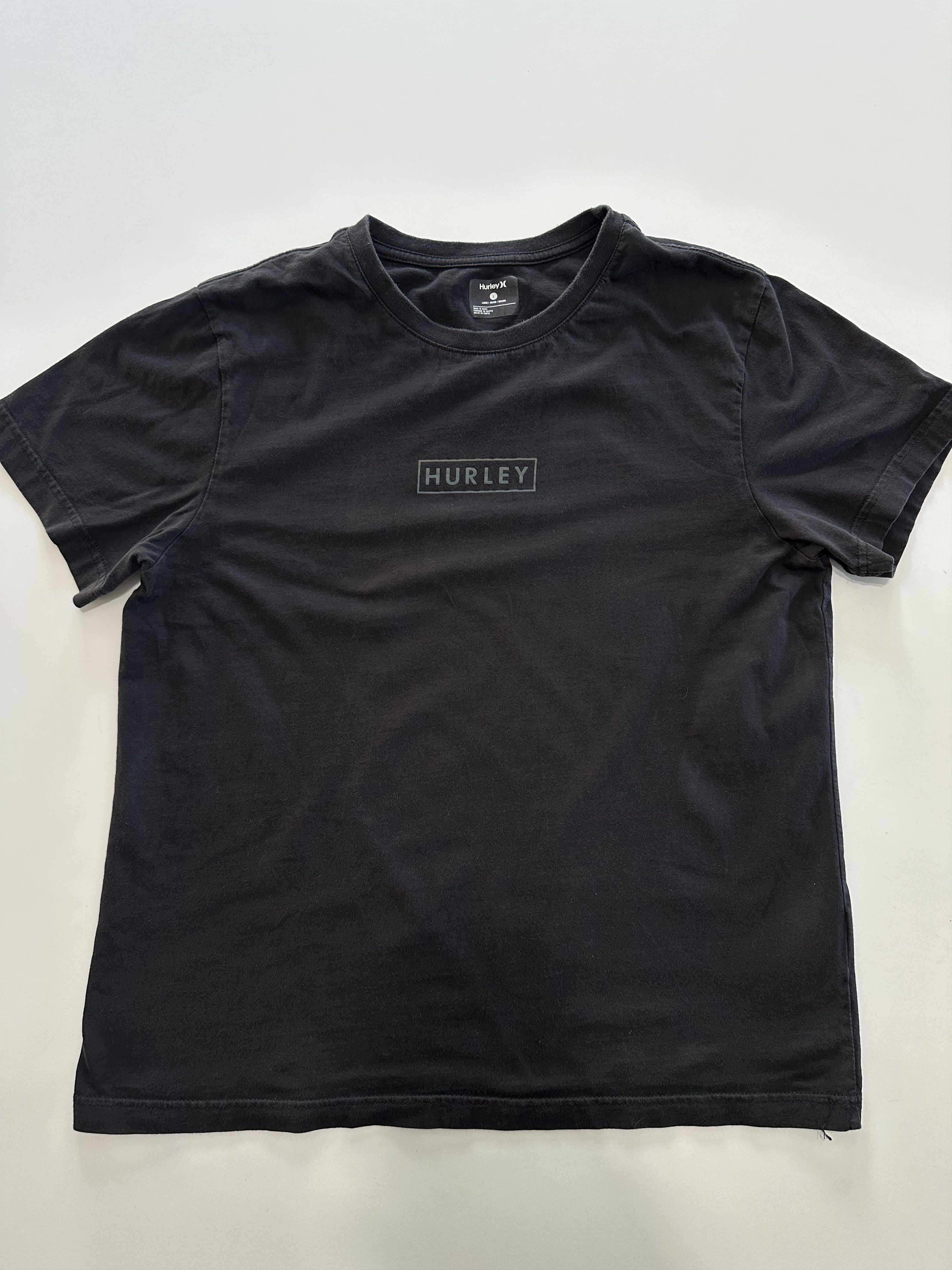 Hurley Hurley T-Shirt Men's Reflective Logo Large Black Cotton Size US L / EU 52-54 / 3 - 1 Thumbnail