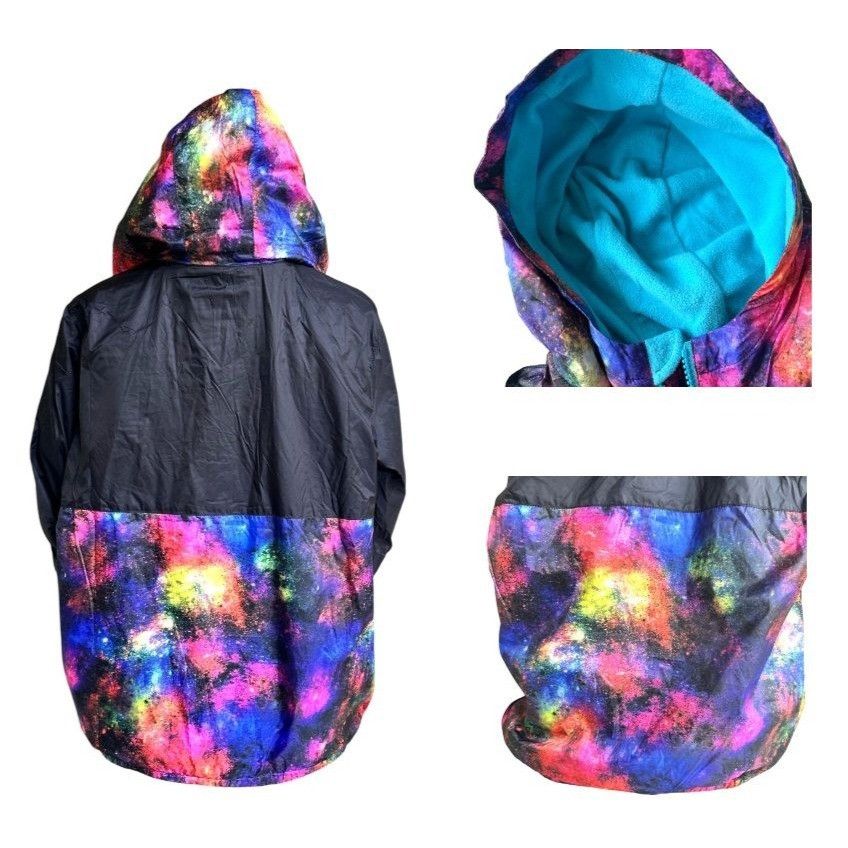 Lands' End Lands End Fleece Lined Hooded Jacket Cosmic Unsex Youth XL 1 Size XL / US 12-14 / IT 48-50 - 9 Thumbnail