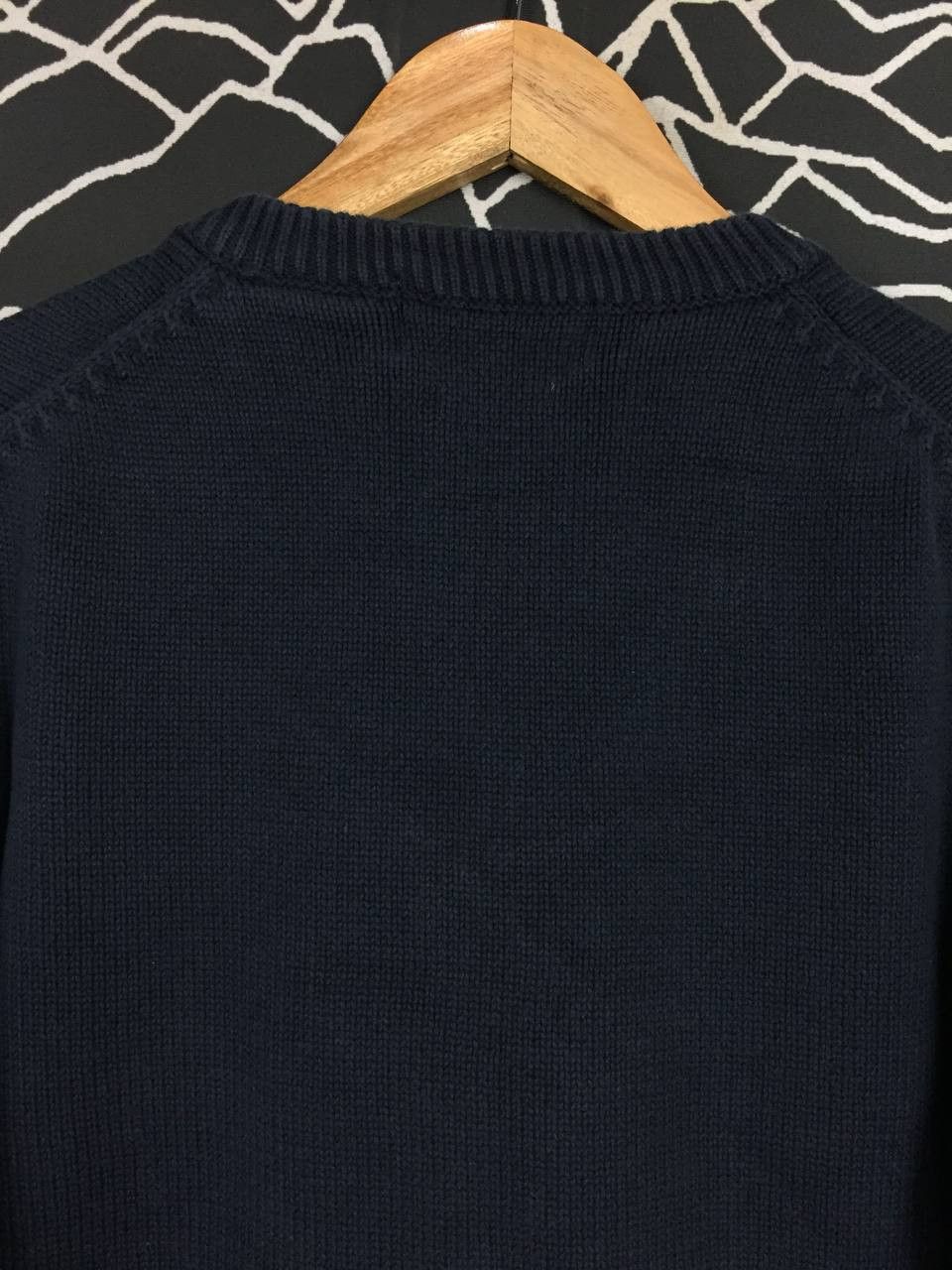 Polo Ralph Lauren Vtg Polo Ralph Lauren Cropped Fit V-Neck Knit Sweater Size US M / EU 48-50 / 2 - 11 Thumbnail