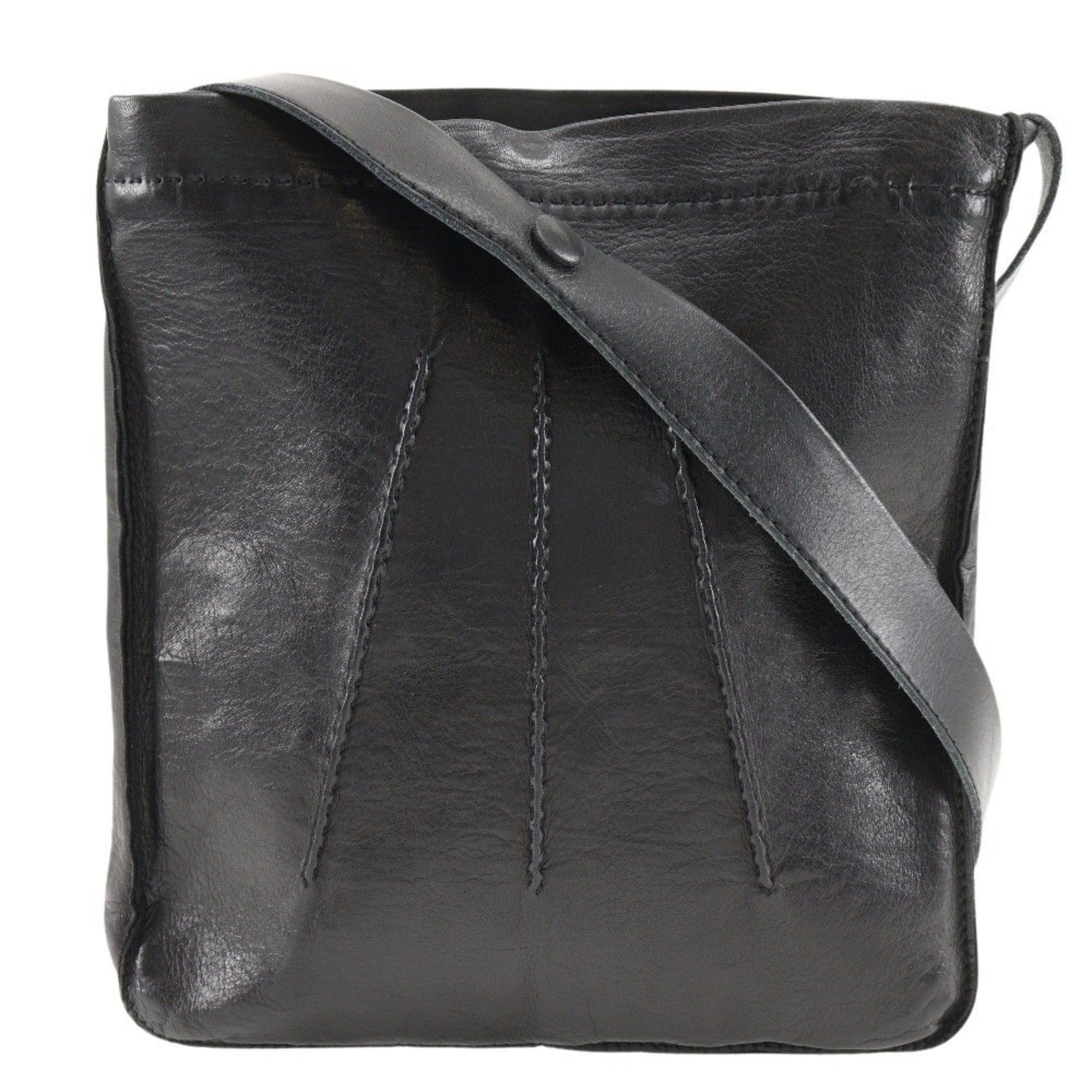 image of Hermes Tudu Shoulder Bag Calf Snap Button Mini Unisex I131824091 in Black, Women's