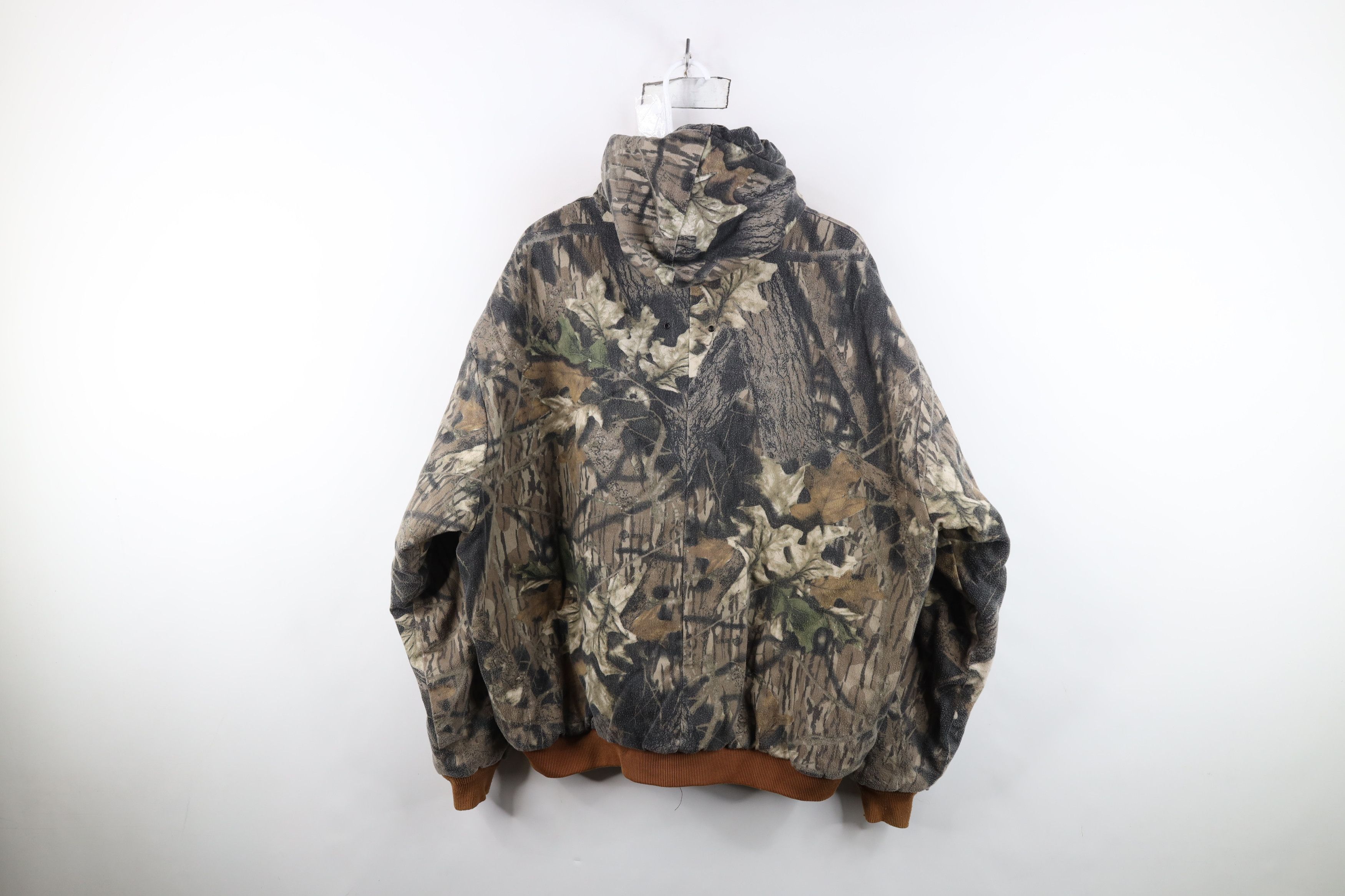 Vintage Vintage 90s Streetwear Camouflage Full Zip Hoodie Jacket USA Size US XXL / EU 58 / 5 - 12 Thumbnail