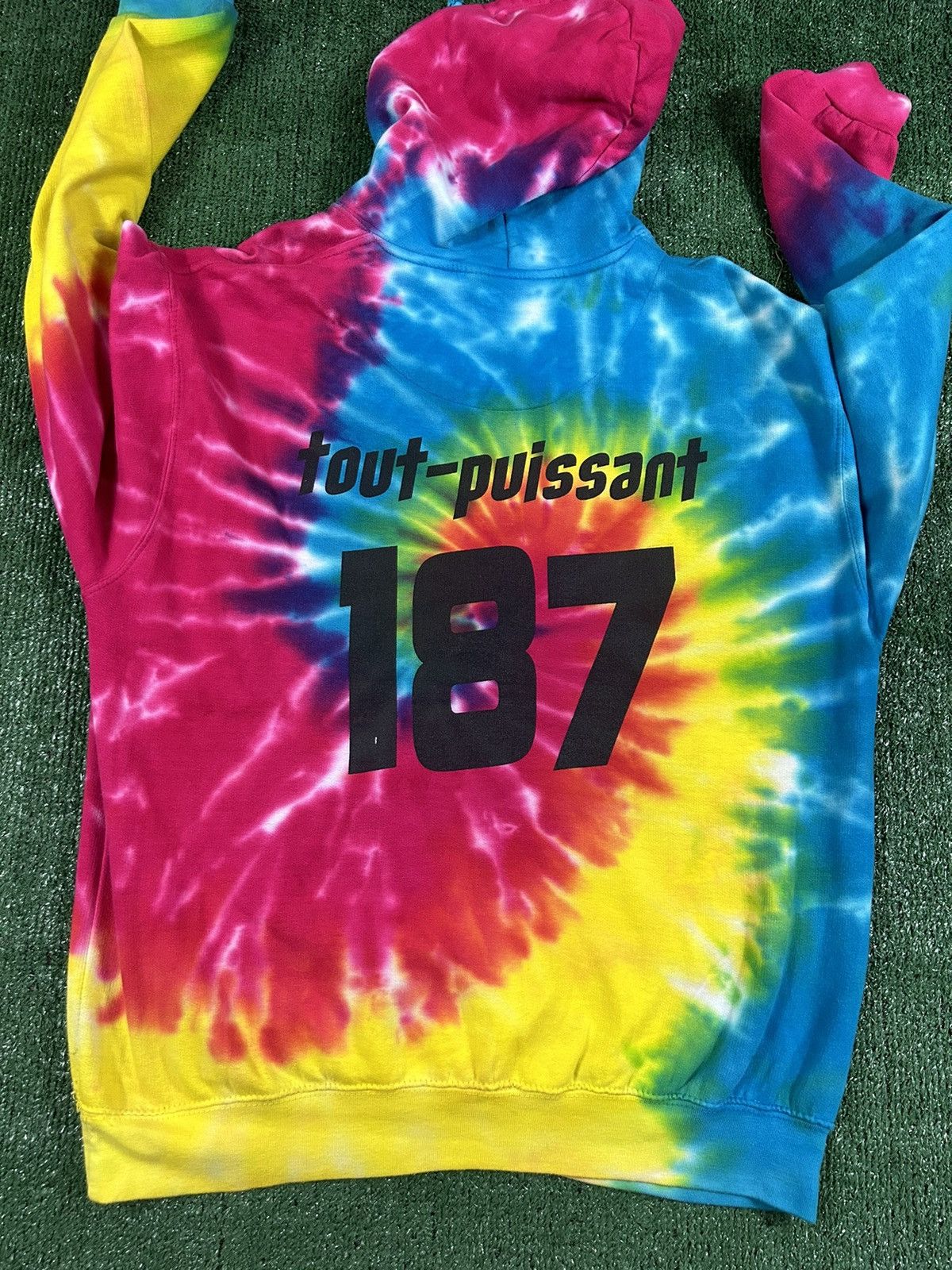 Pray For Paris WestSide Gunn GXFR Pray for Paris Mystery Dye Rainbow Smiley Size US M / EU 48-50 / 2 - 4 Thumbnail