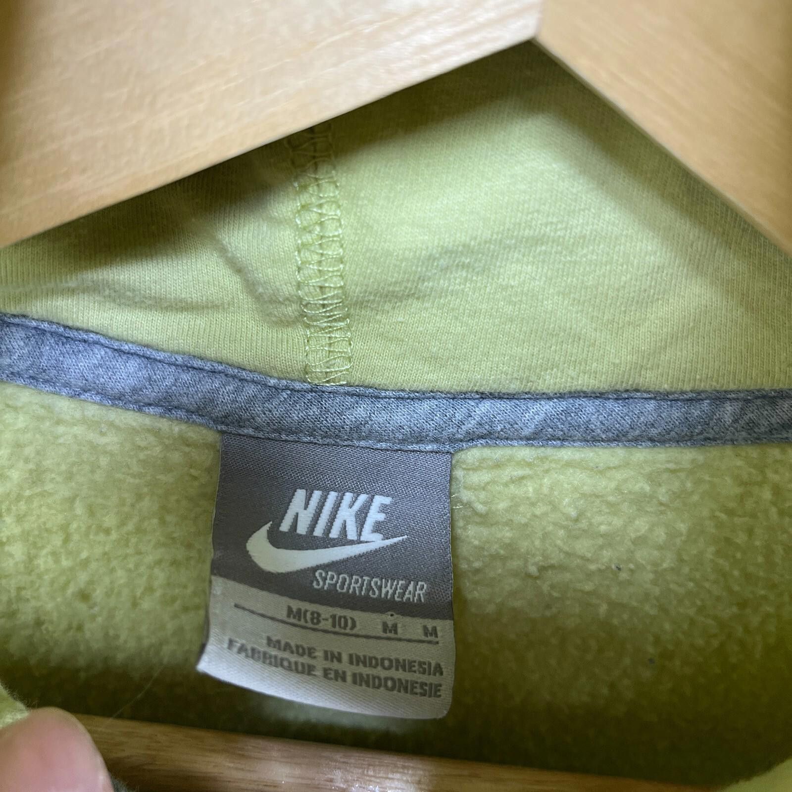 Nike Vintage Y2K Nike Zip-Up Hoodie Swoosh Tonal Women's Medium Size M / US 6-8 / IT 42-44 - 5 Thumbnail