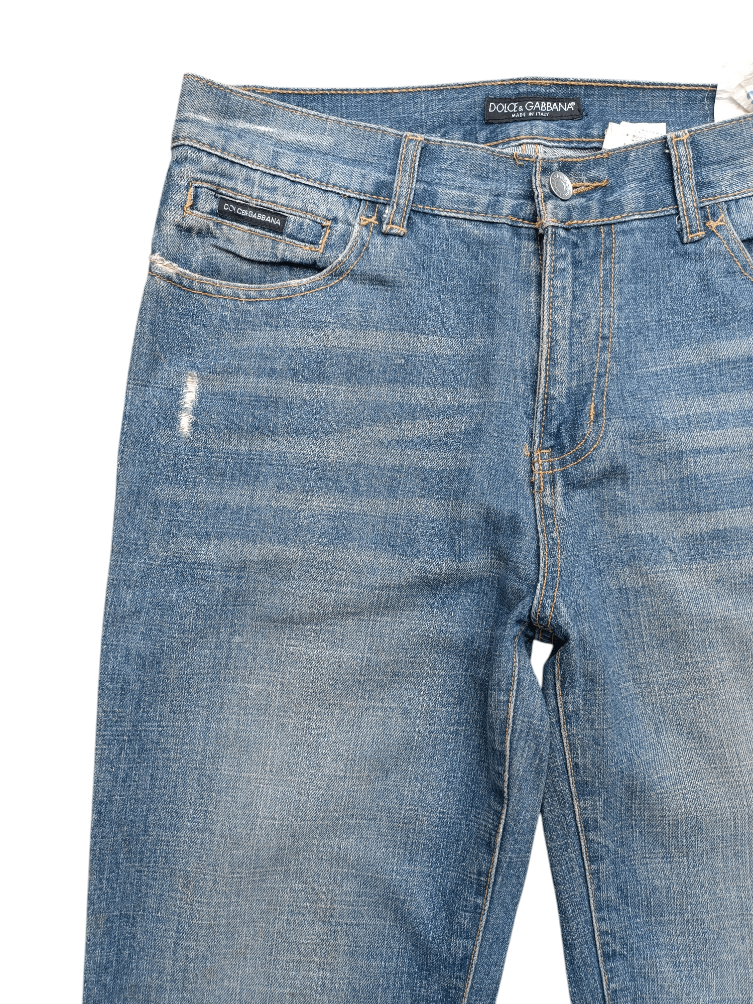 Dolce & Gabbana Dolce & Gabbana Distressed Denim Pants Size US 32 / EU 48 - 4 Thumbnail