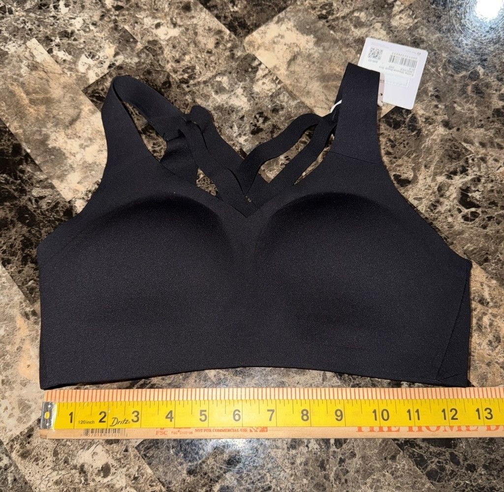 Lululemon LULULEMON ENLITE WEAVE-BACK BRA BLACK COLOR NWT SIZE 34B Size ONE SIZE - 3 Thumbnail