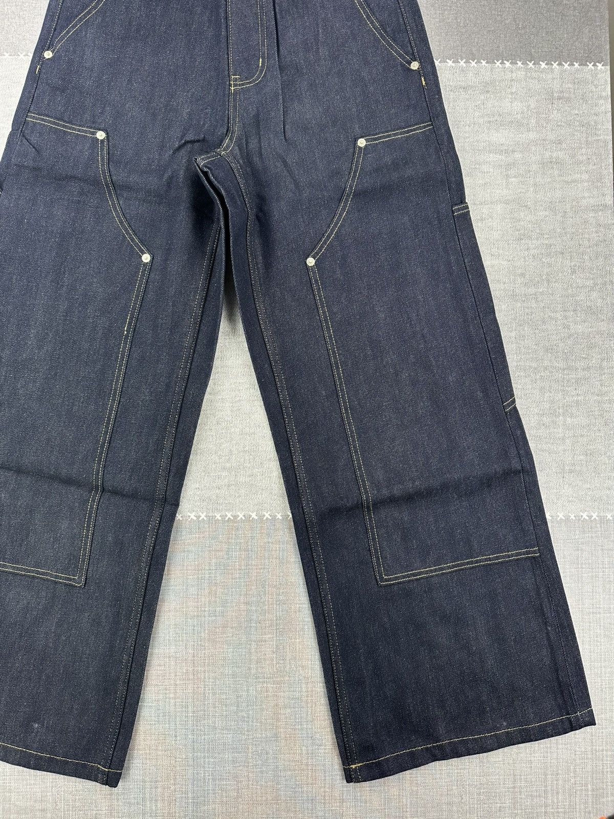 Other OkaythxBye Jeans Double Knee Raw Denim 13oz Selvedge S Size US 30 / EU 46 - 2 Thumbnail
