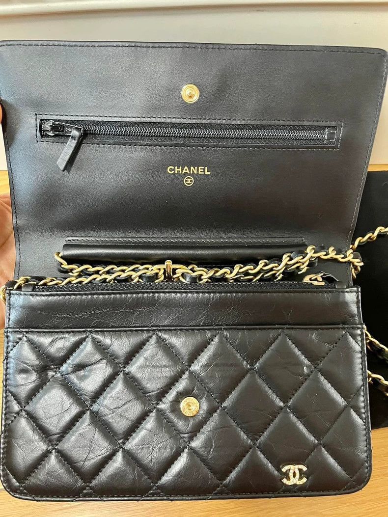 Chanel Chanel Quilted Black Leather Bag -2505 Size ONE SIZE - 5 Thumbnail