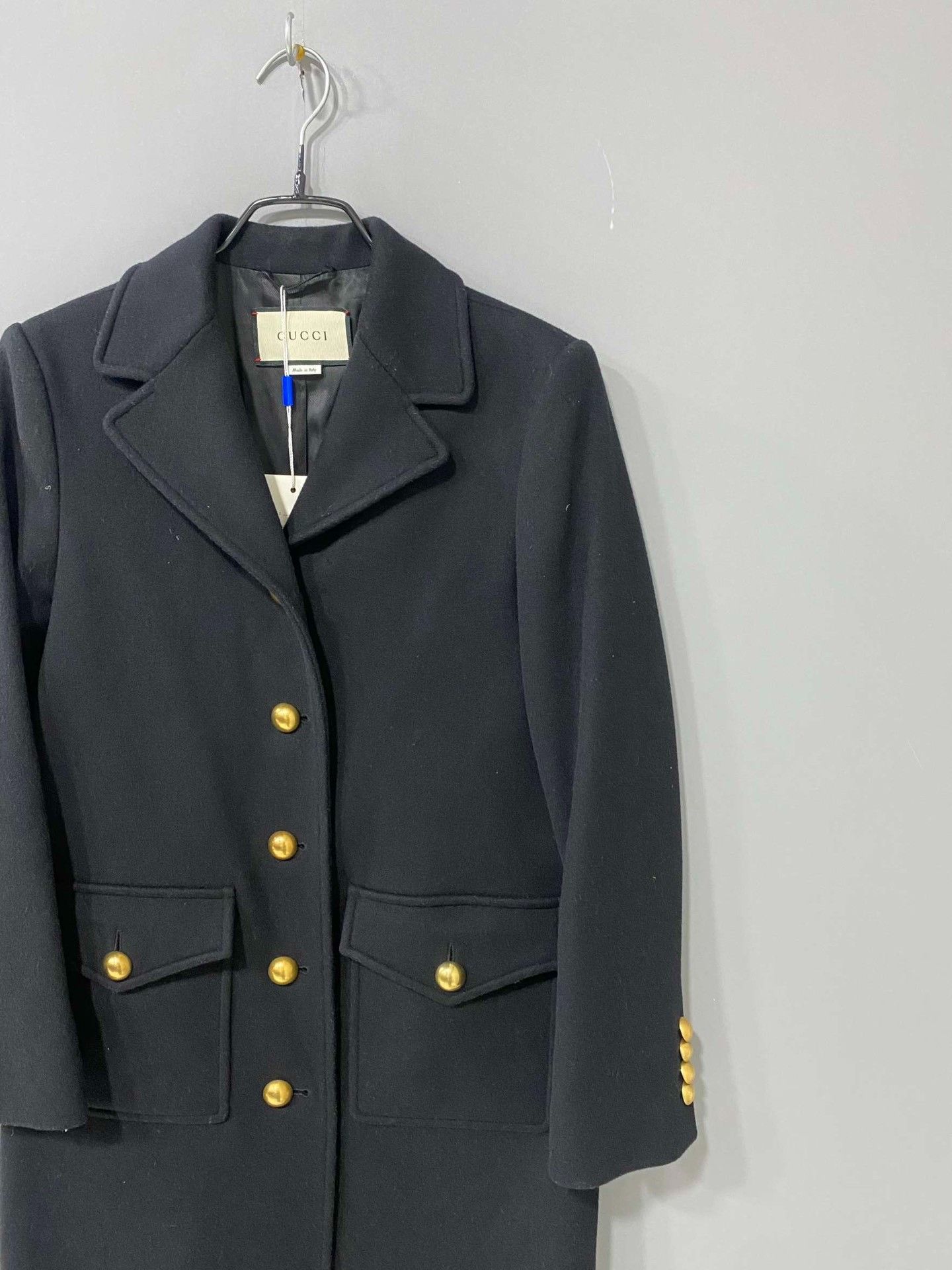 Gucci Gucci's back belt makes an old metal coat 2501-Nextarrow Size XS / US 0-2 / IT 36-38 - 2 Thumbnail