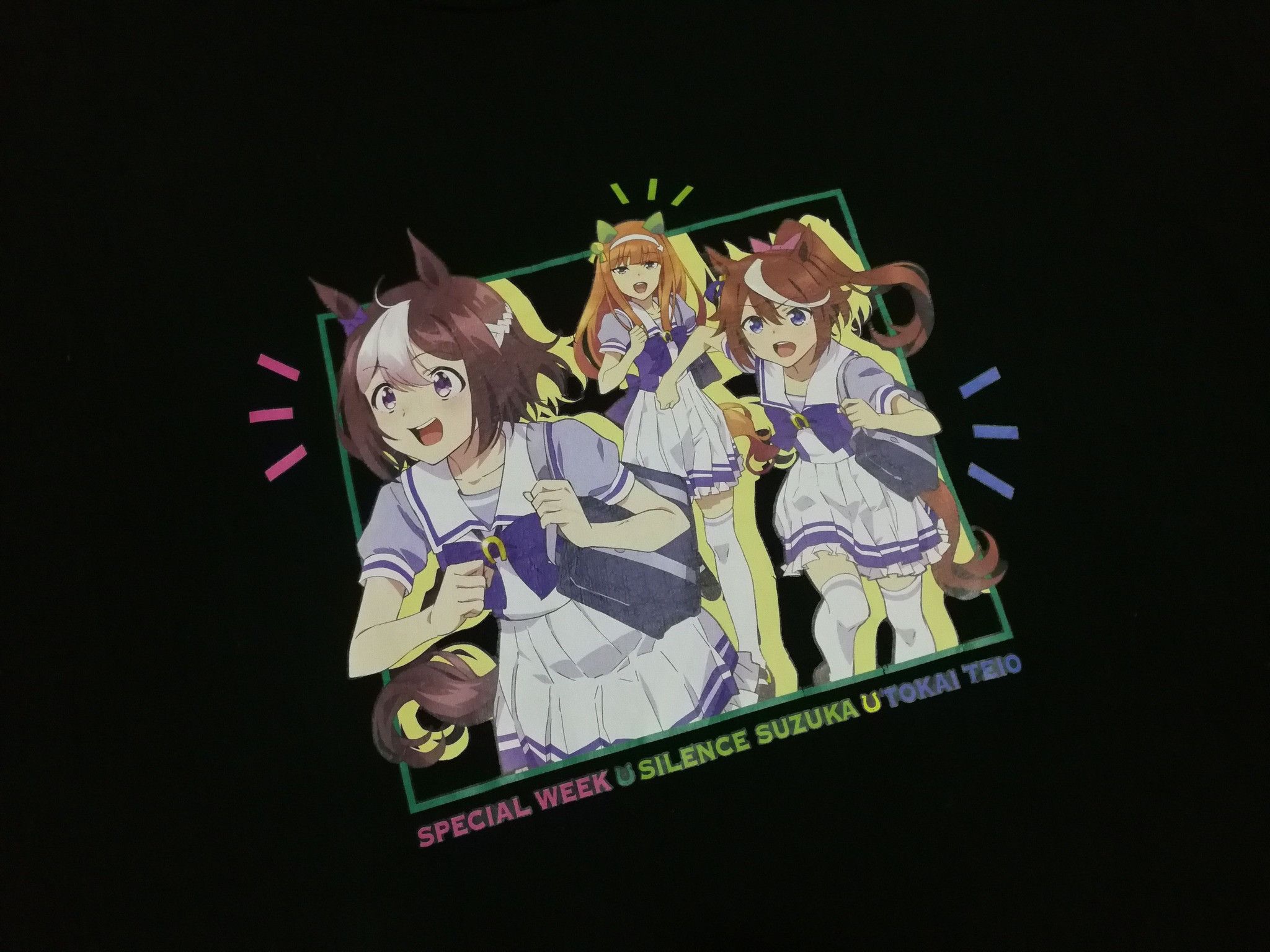 Anime × Japanese Brand Anime silence suzuka X tokai teio tee M 1959 Size US M / EU 48-50 / 2 - 7 Thumbnail
