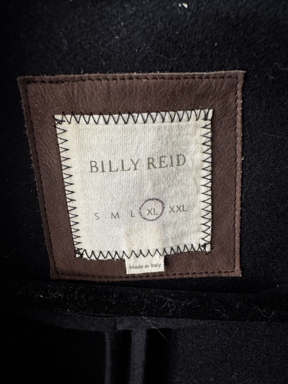 Billy Reid Billy Reid Navy Wool Designer Peacoat Men’s XL Size US XL / EU 56 / 4 - 3 Thumbnail