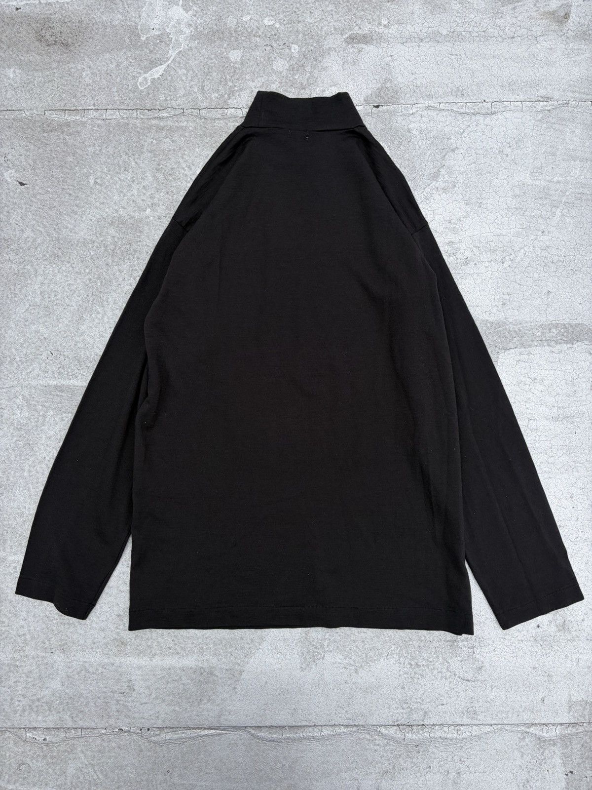 Comme des Garcons Homme Comme Des Garcons Homme 1992 Artisanal Wool Mock Neck LS Size US M / EU 48-50 / 2 - 7 Thumbnail