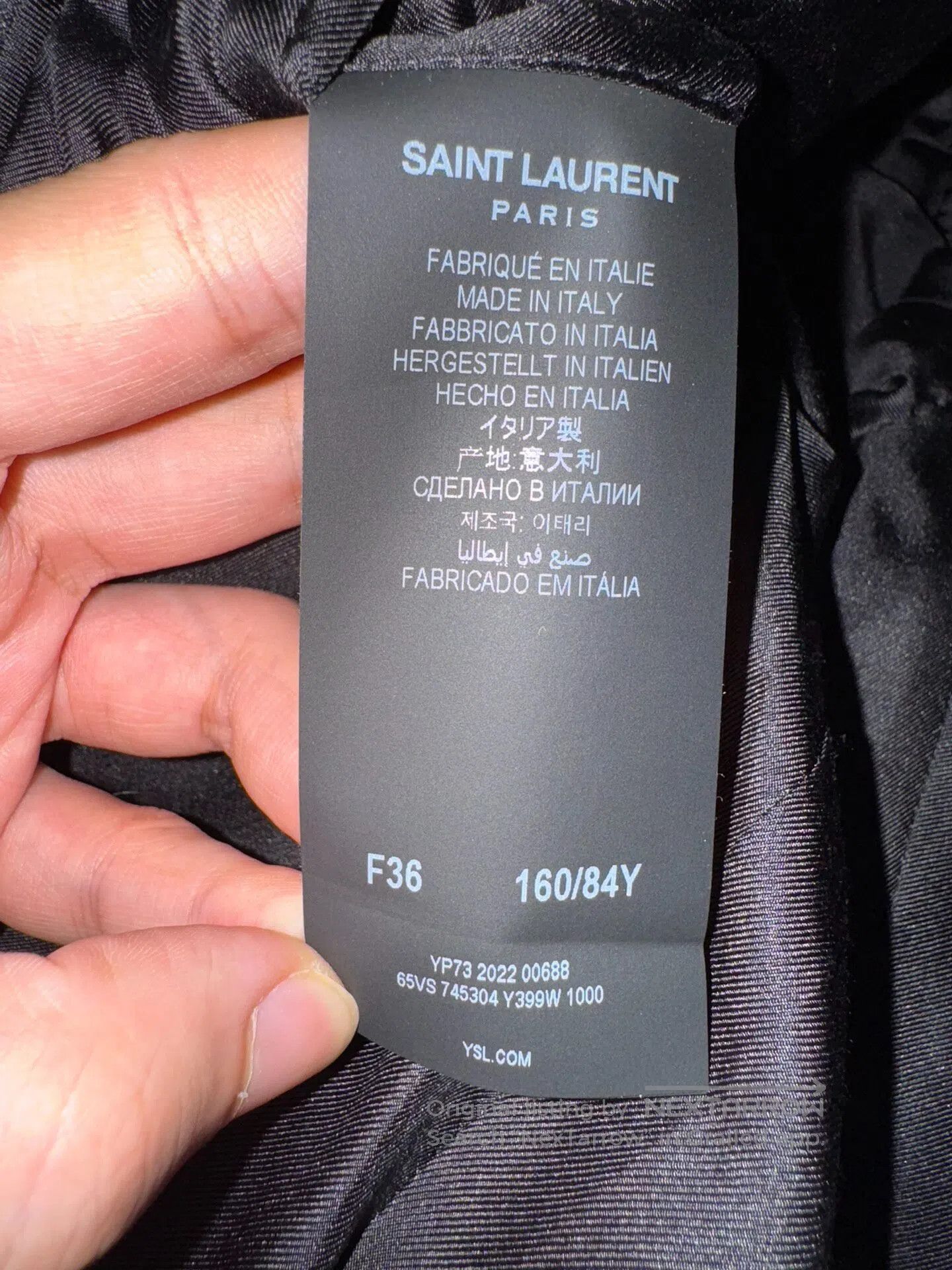 Saint Laurent Paris Saint Laurent Paris Ladies Smoking Suit| Size XS / US 0-2 / IT 36-38 - 5 Thumbnail