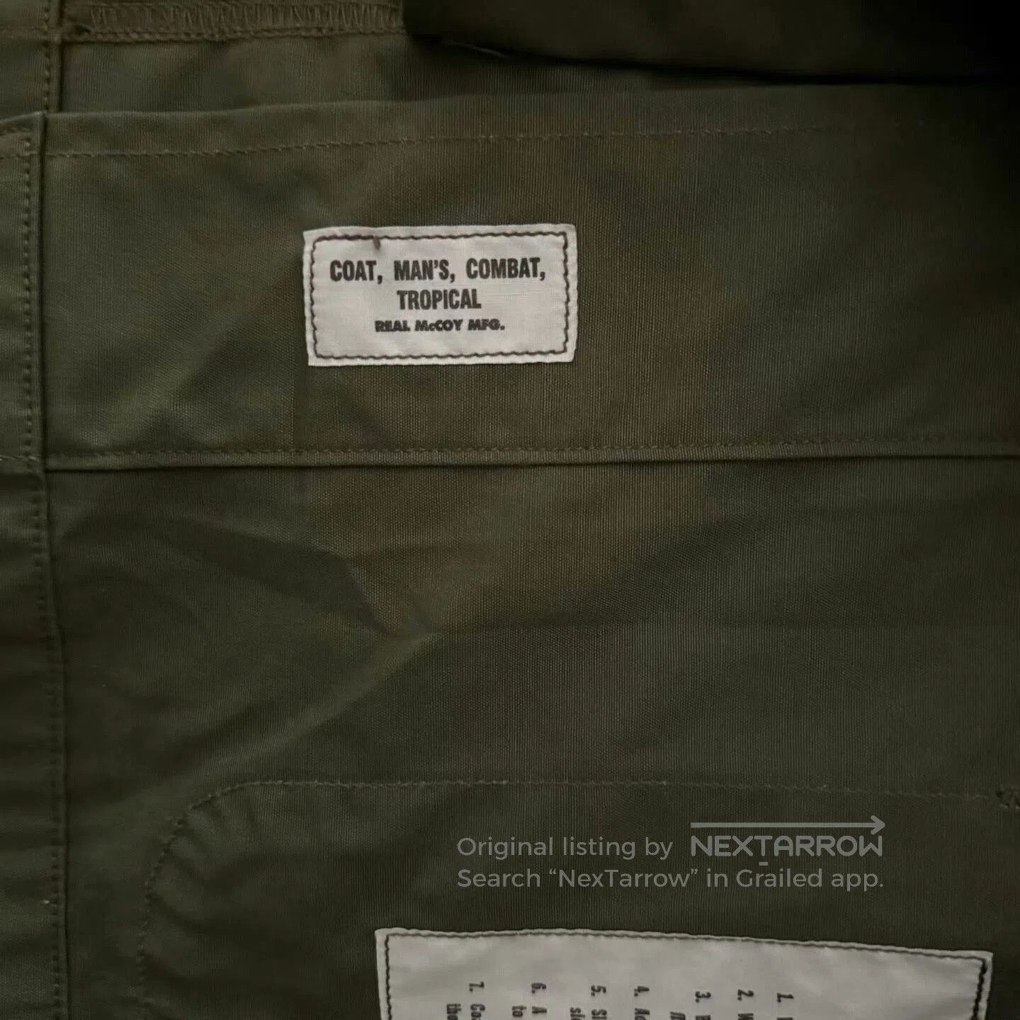 The Real McCoy's The Real Mccoys Vietnam Jungle Jacket. Size US L / EU 52-54 / 3 - 7 Thumbnail